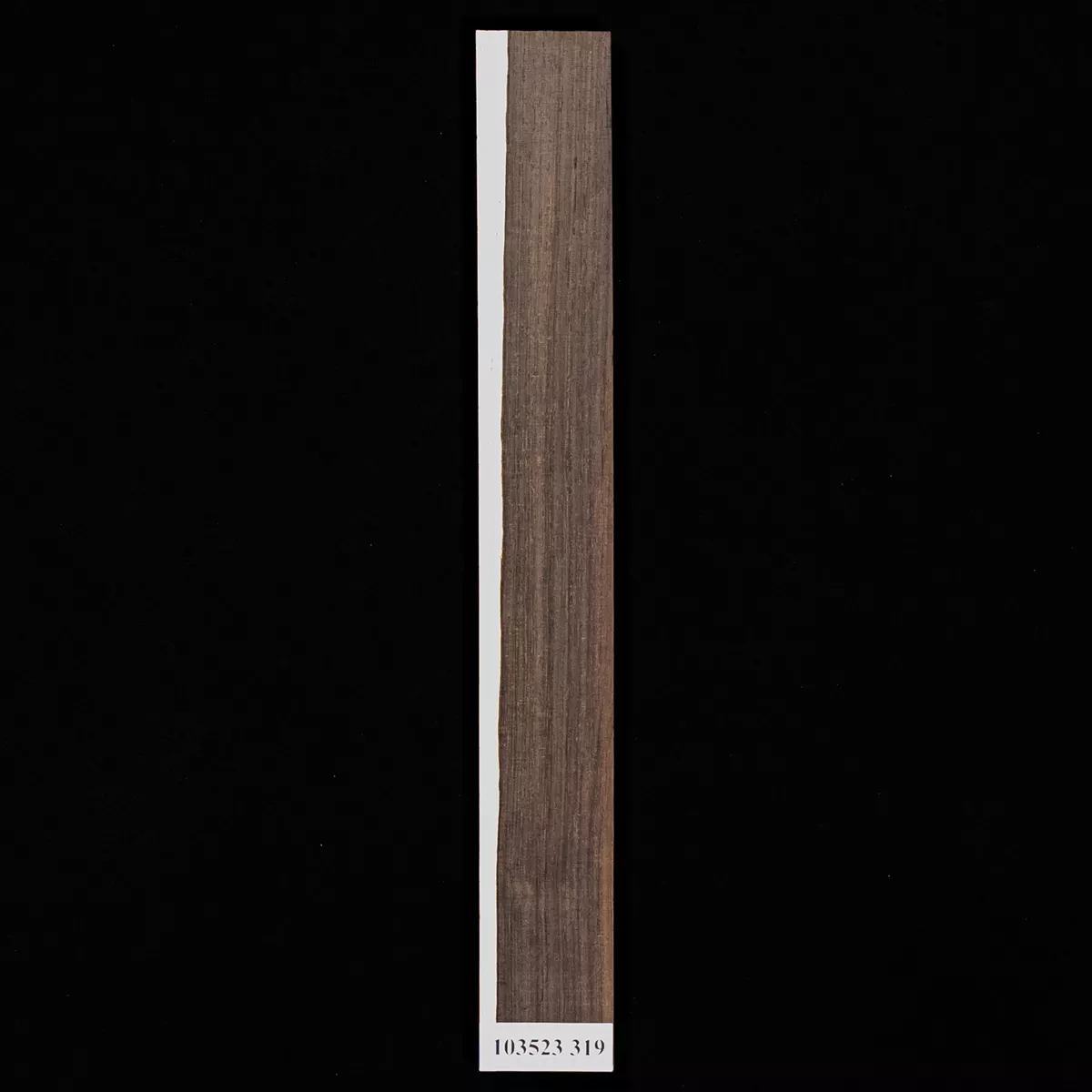 Planche de doigts brésilienne en bois de rose sans rainures pour guitare - 319 Planche de doigts brésilienne en bois de rose sans rainures pour guitare - 319