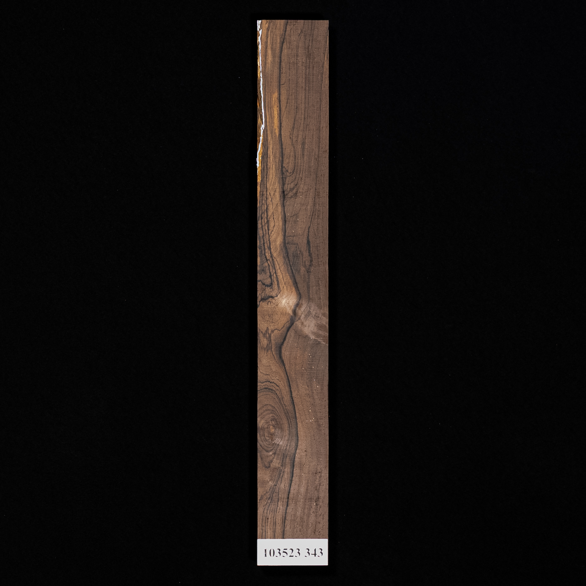 Planche de doigts brésilienne en bois de rose sans rainures pour guitare - 343