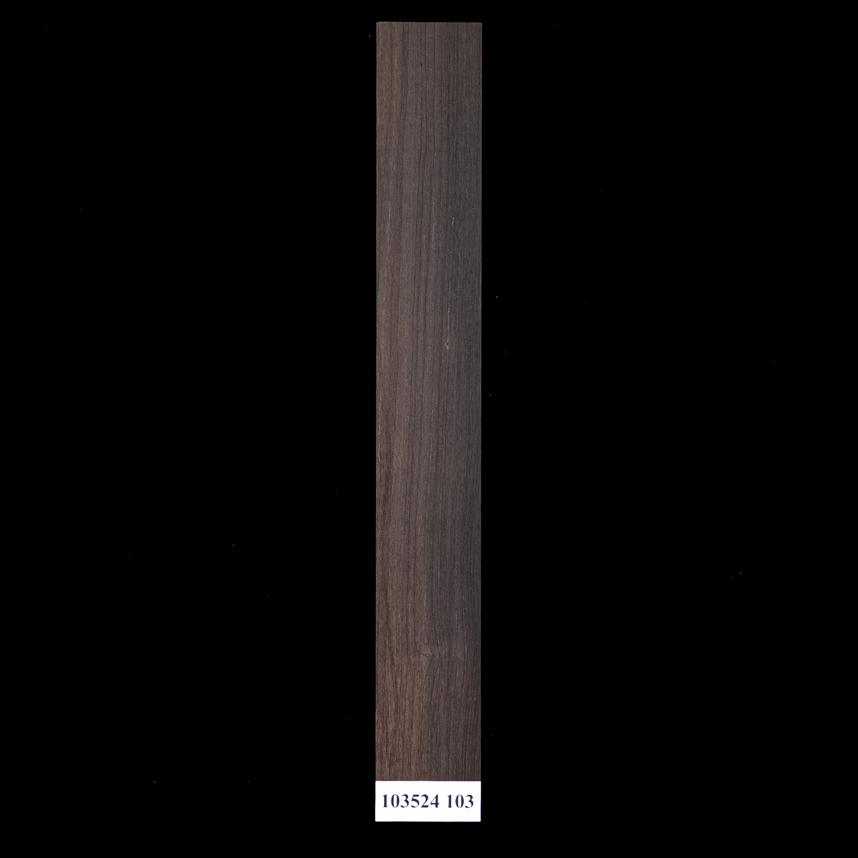 Planche de doigts brésilienne en bois de rose sans rainures pour guitare - 103 Planche de doigts brésilienne en bois de rose sans rainures pour guitare - 103