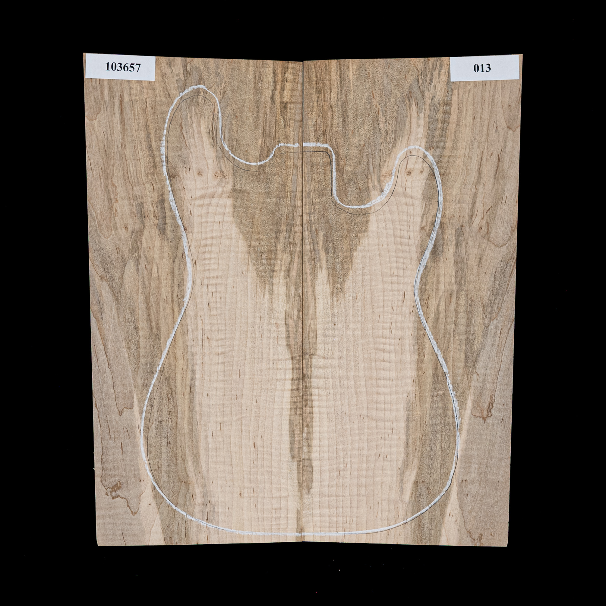 Table en érable rouge Flame Ambrosia laminé - 013 Table en érable rouge Flame Ambrosia laminé - 013