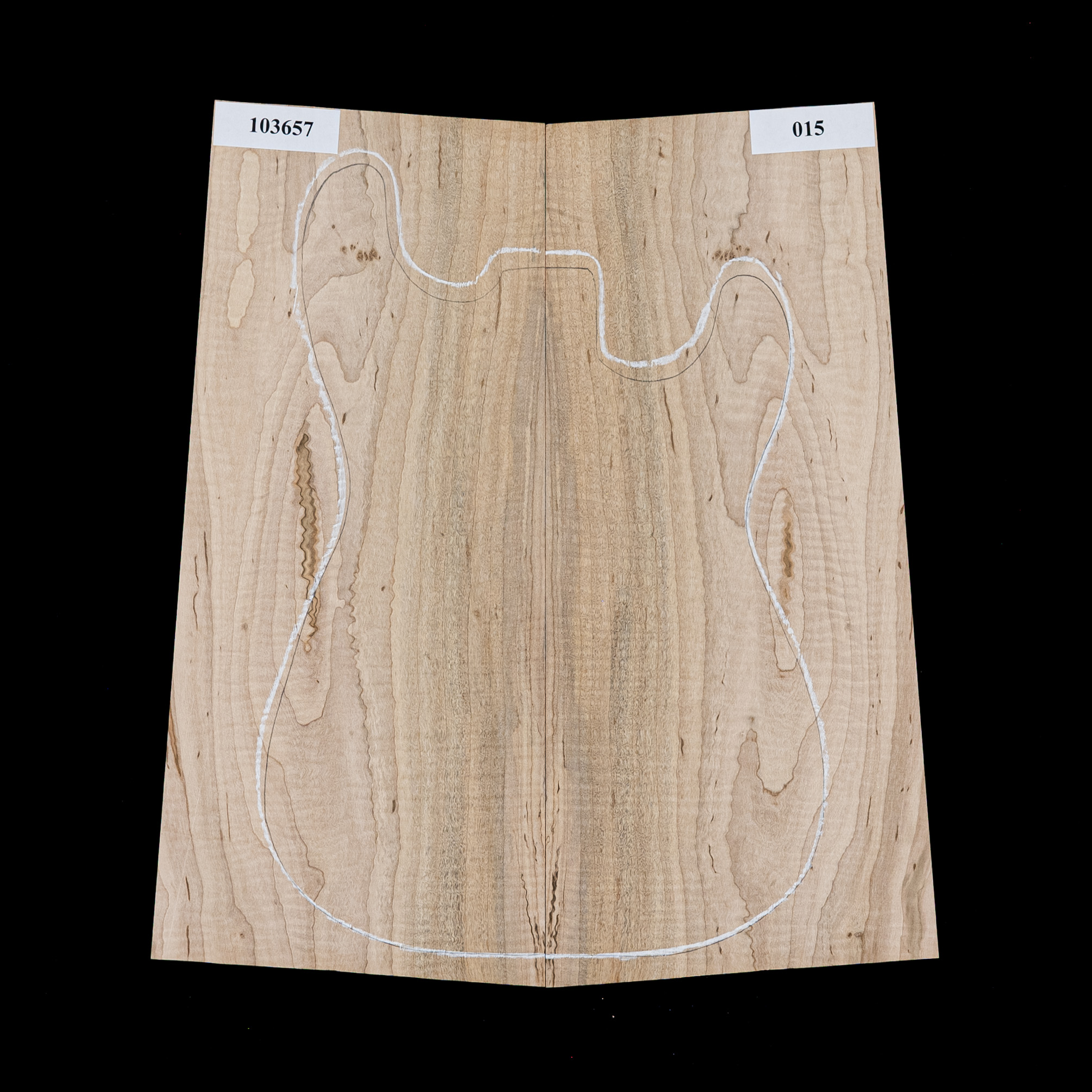 Table en érable rouge Flame Ambrosia laminé - 015 Table en érable rouge Flame Ambrosia laminé - 015