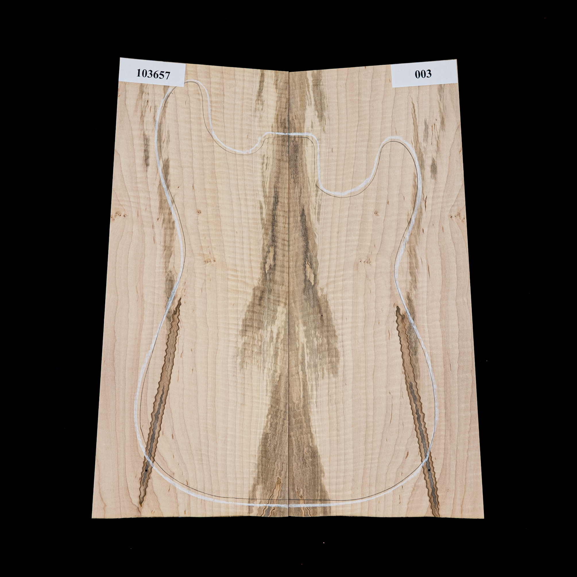 Table en érable rouge Flame Ambrosia laminé - 003 Table en érable rouge Flame Ambrosia laminé - 003