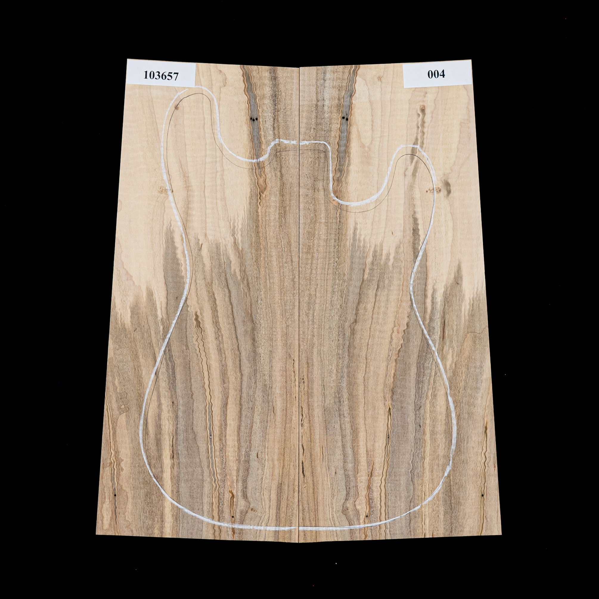 Table en érable rouge Flame Ambrosia laminé - 004 Table en érable rouge Flame Ambrosia laminé - 004