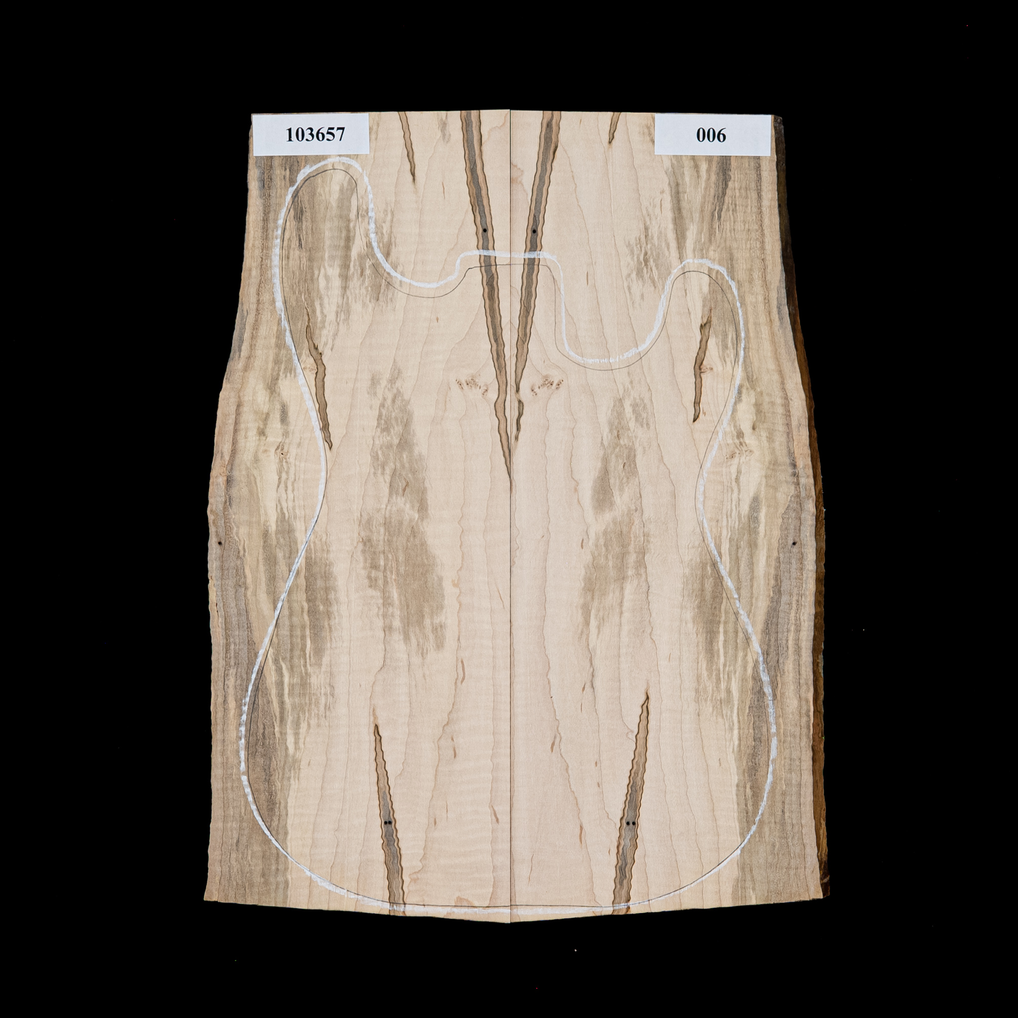 Table en érable rouge Flame Ambrosia laminé - 006 Table en érable rouge Flame Ambrosia laminé - 006