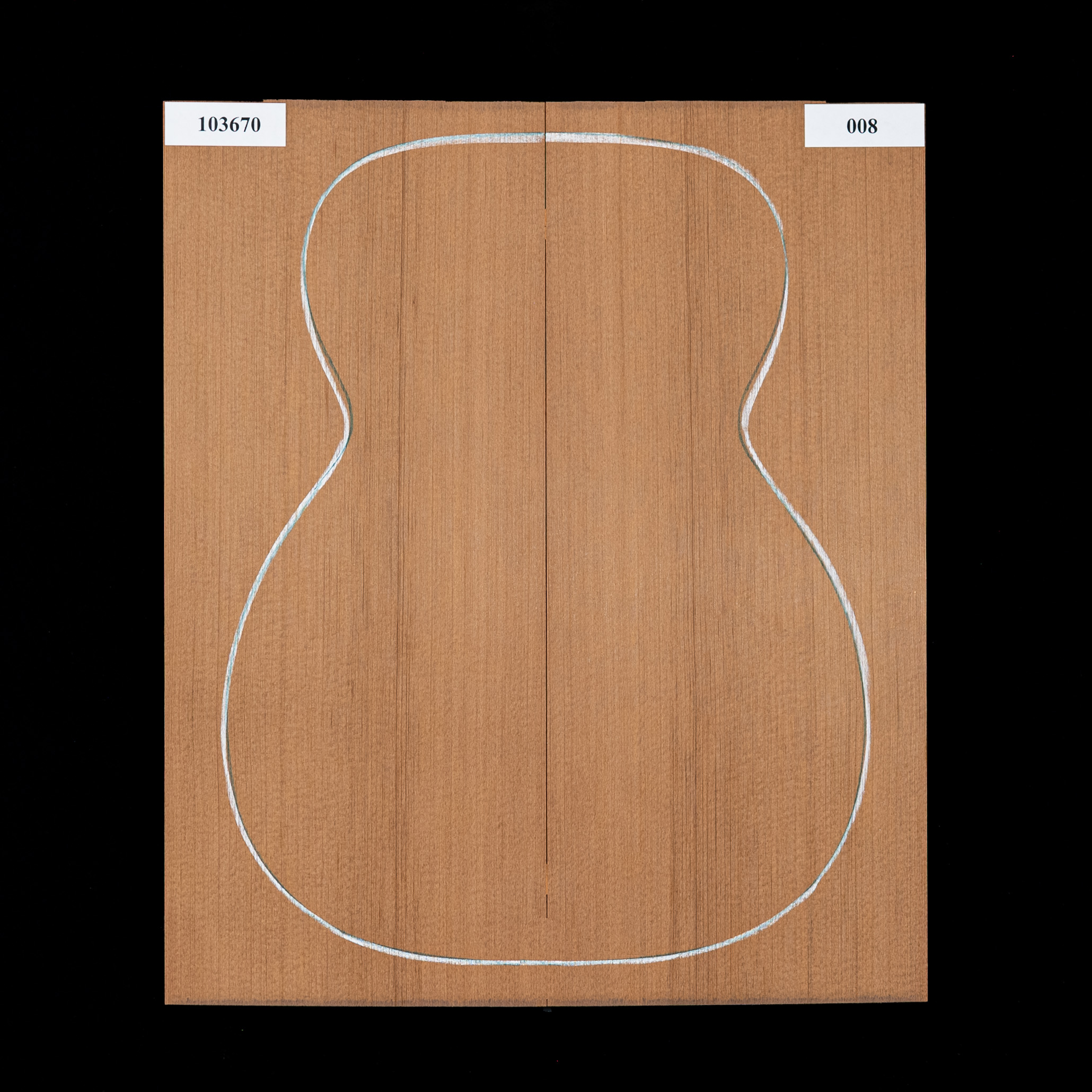 Lost Tunnel Redwood, table d’harmonie AAA pour guitare - 008 Lost Tunnel Redwood, table d’harmonie AAA pour guitare - 008