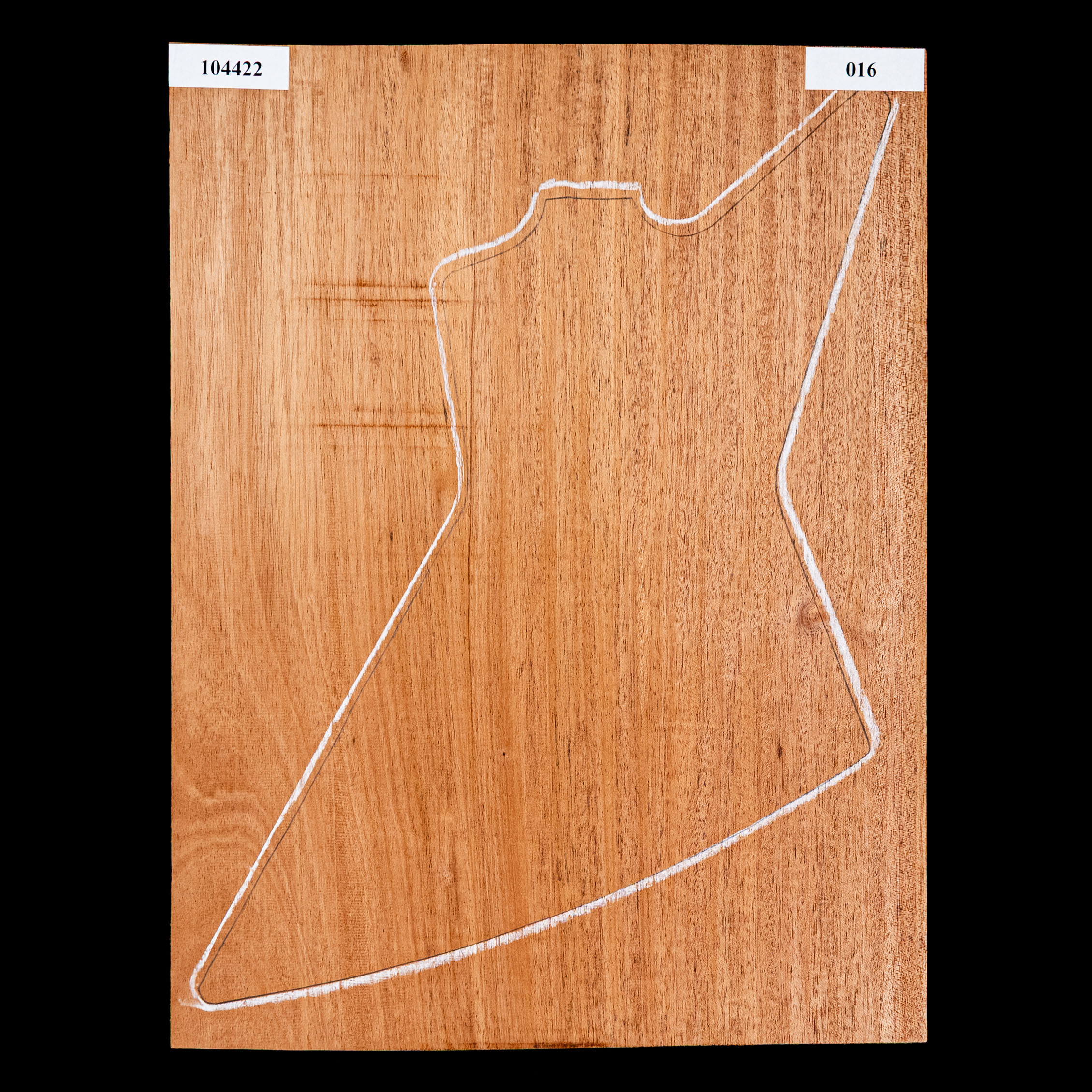 Blanc de corps en acajou du Sénégal représenté en ruban, 1-Piece (12,4 lb) - 016 Blanc de corps en acajou du Sénégal représenté en ruban, 1-Piece (12,4 lb) - 016