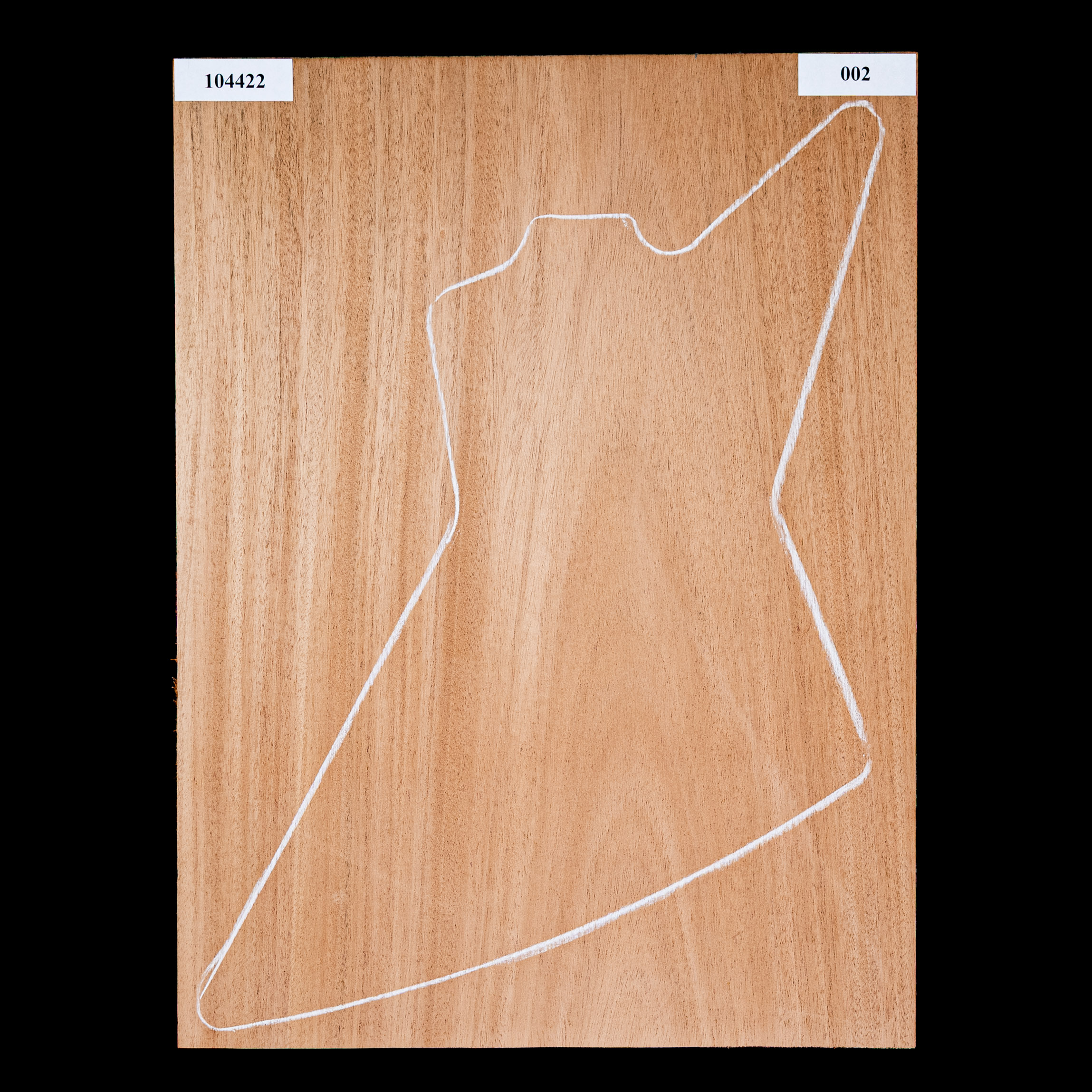 Blanc de corps en acajou du Sénégal représenté en ruban, 1-Piece (10,8 lb) - 002 Blanc de corps en acajou du Sénégal représenté en ruban, 1-Piece (10,8 lb) - 002