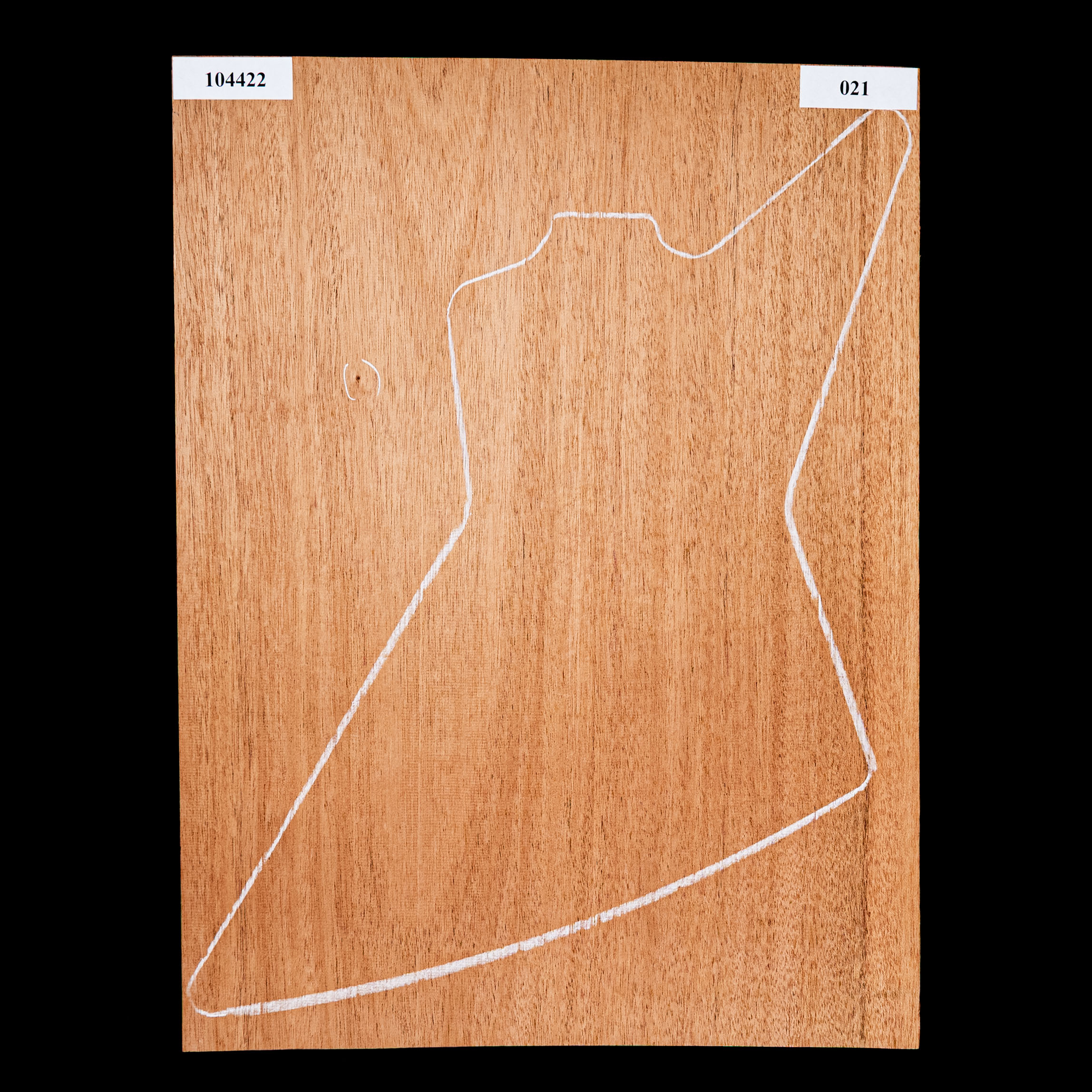 Blanc de corps en acajou du Sénégal représenté en ruban, 1-Piece (13,2 lb) - 021 Blanc de corps en acajou du Sénégal représenté en ruban, 1-Piece (13,2 lb) - 021