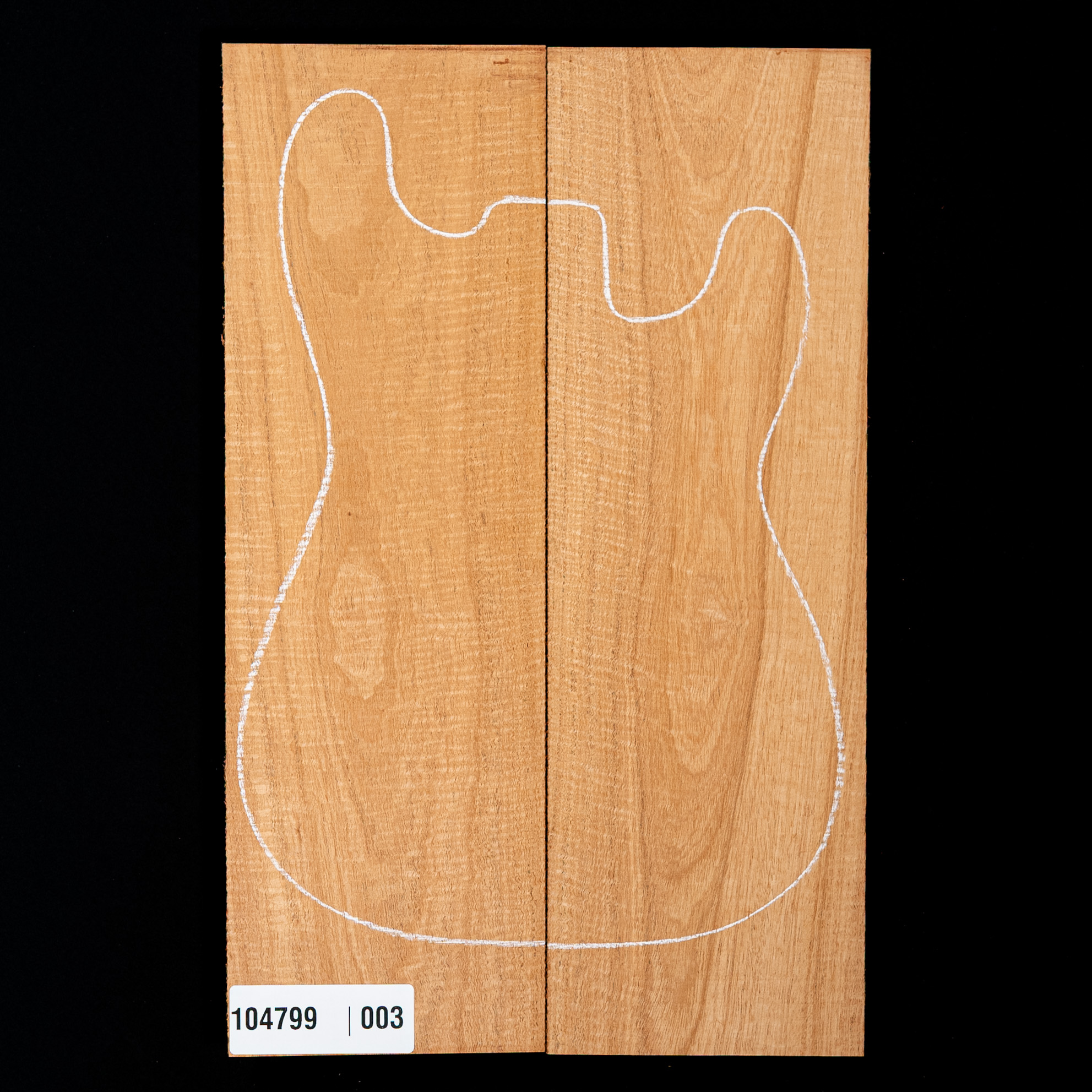 Top tombant hondouran en acajou à dos nageur - 003