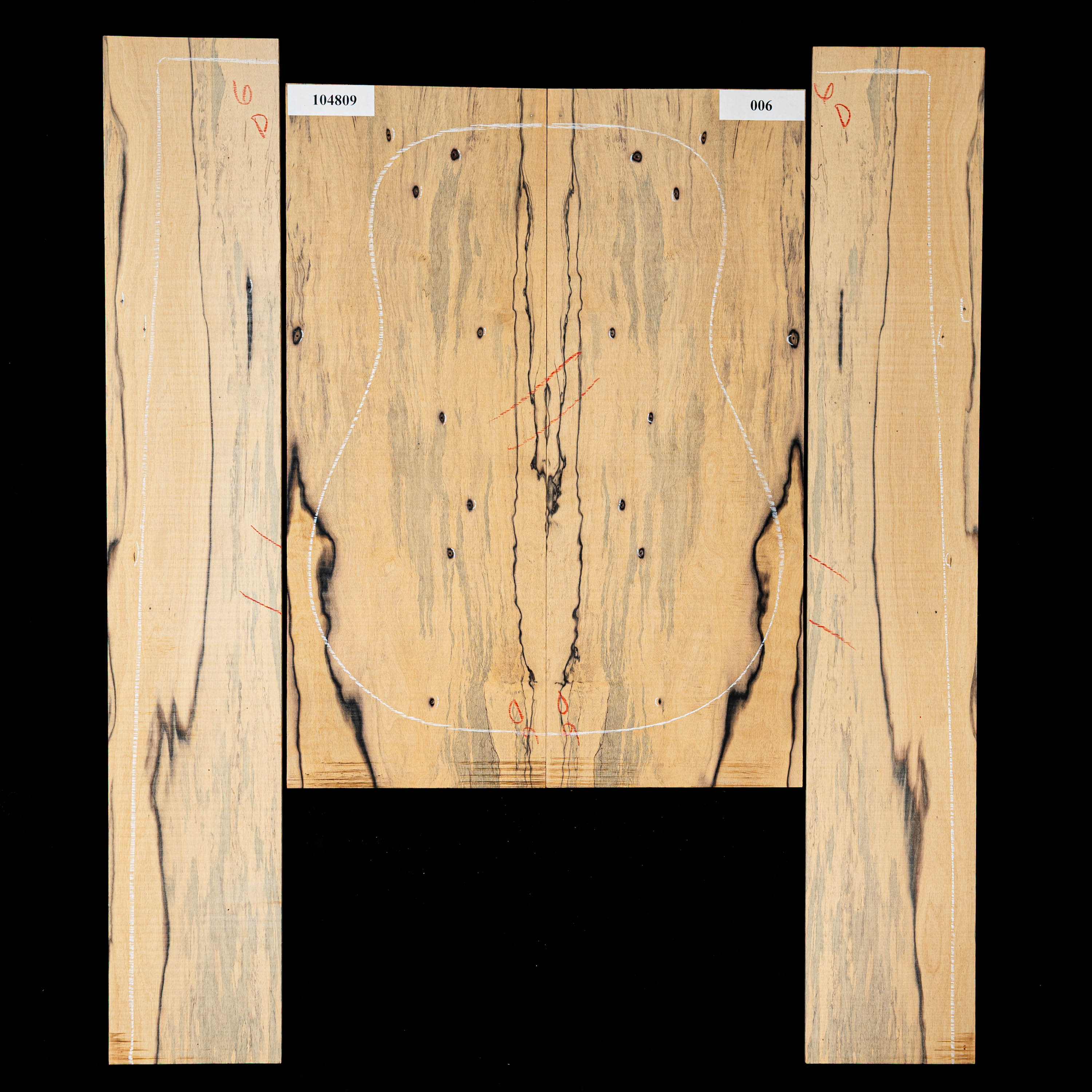 Fond + Paire d’éclisses en ébène Pale Moon - 006