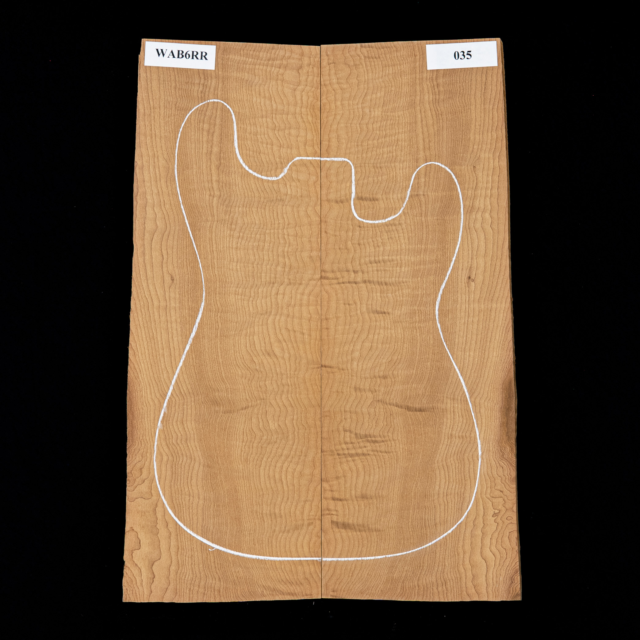 Table laminée en érable torréfié Bigleaf High-Flame – 035 Table laminée en érable torréfié Bigleaf High-Flame – 035