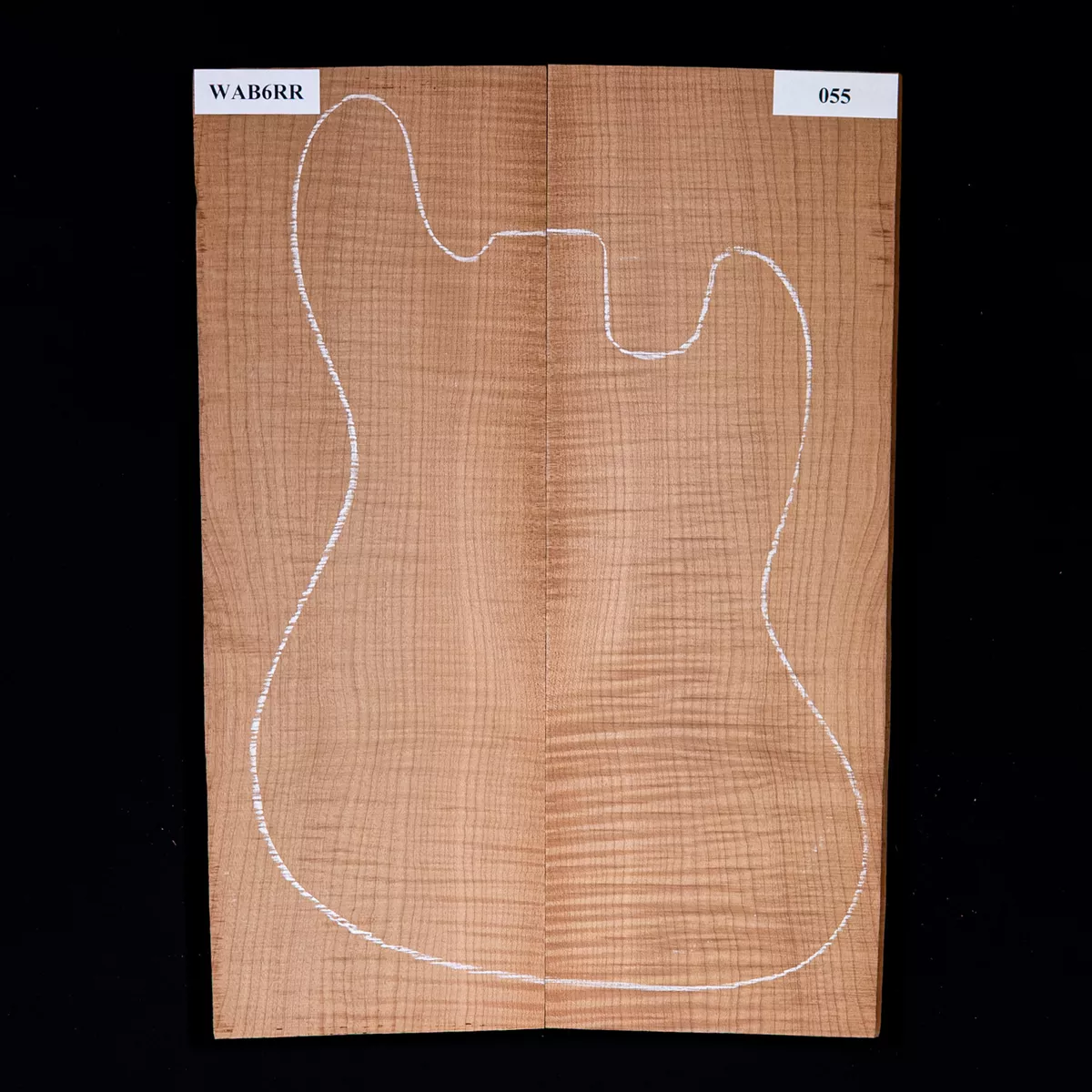 Table laminée en érable torréfié Bigleaf High-Flame – 0,5 Table laminée en érable torréfié Bigleaf High-Flame – 0,5