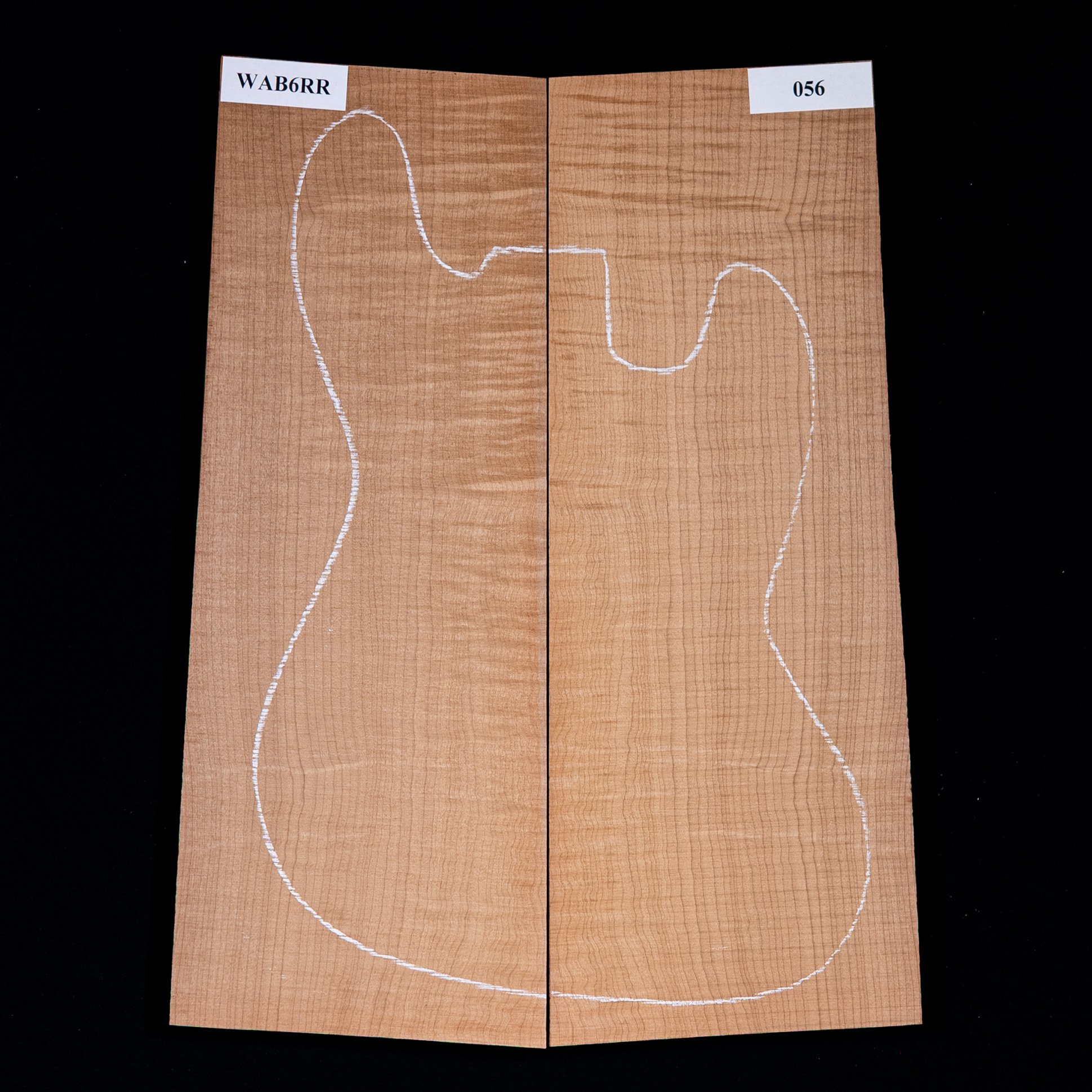 Table laminée en érable torréfié Bigleaf High-Flame – 056 Table laminée en érable torréfié Bigleaf High-Flame – 056