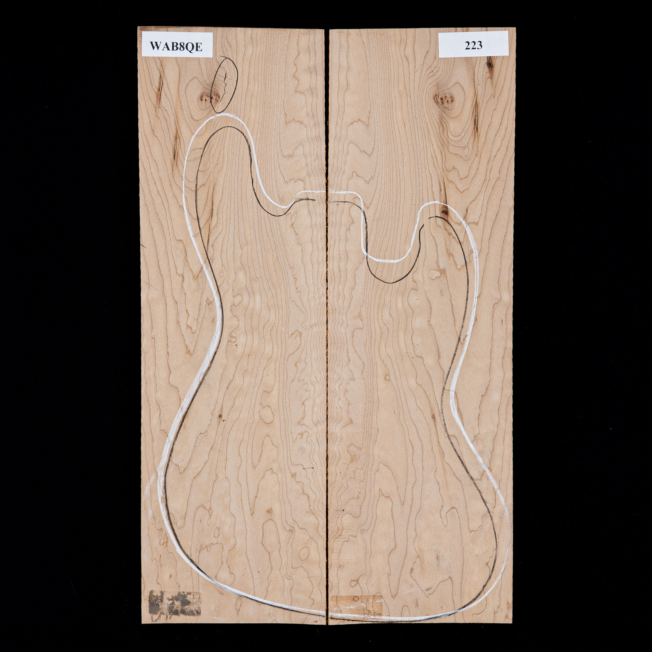 Top laminé en érable Bigleaf - 223 Top laminé en érable Bigleaf - 223