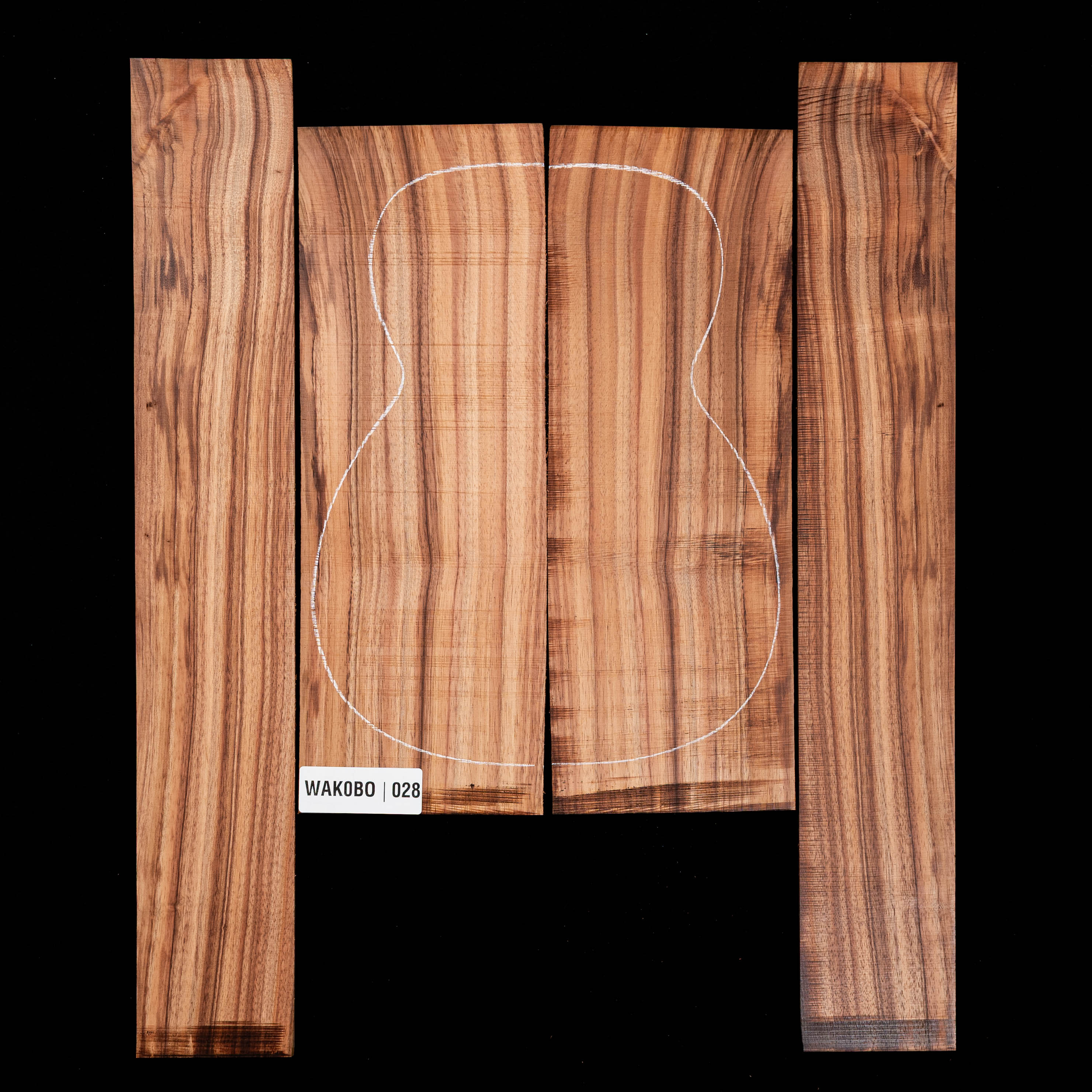 Ensemble dos et côtés Koa - 028 Ensemble dos et côtés Koa - 028