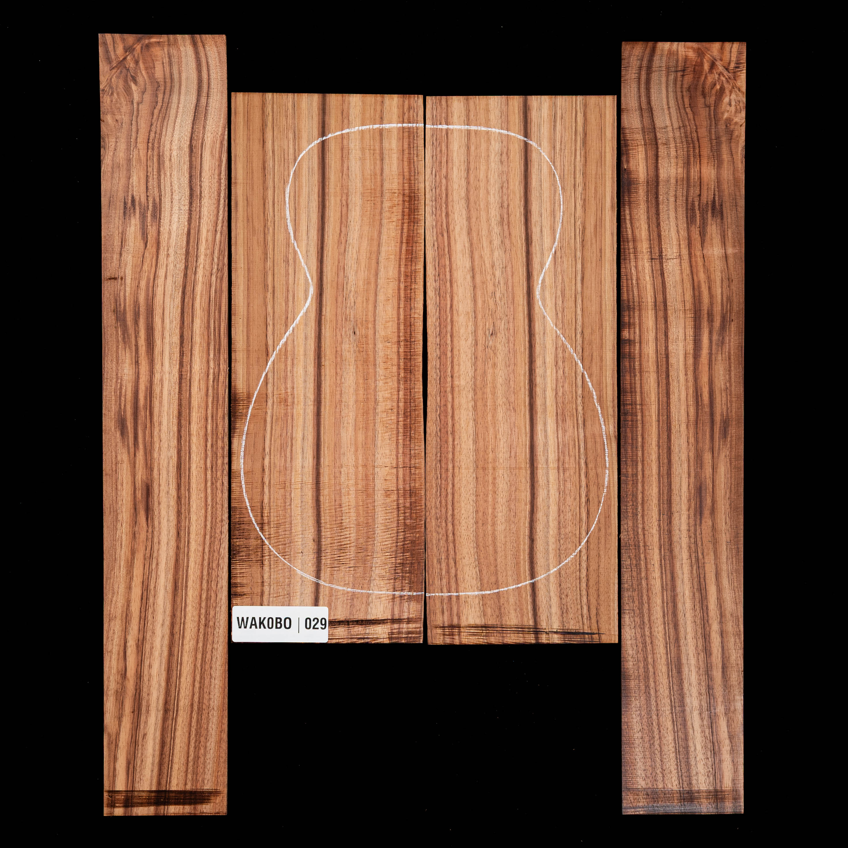 Ensemble dos et côtés Koa - 029 Ensemble dos et côtés Koa - 029