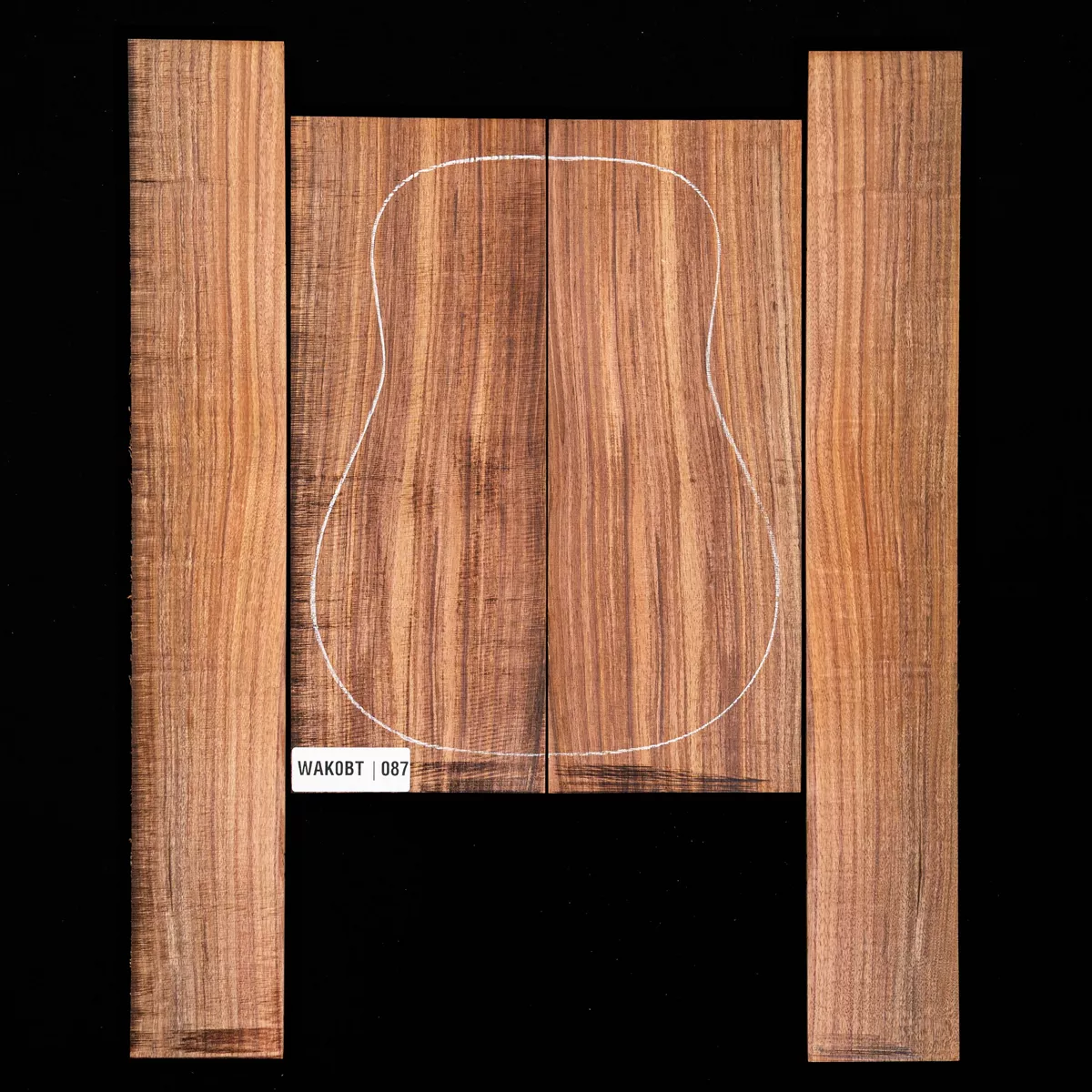 Ensemble dos et côtés Koa - 087 Ensemble dos et côtés Koa - 087