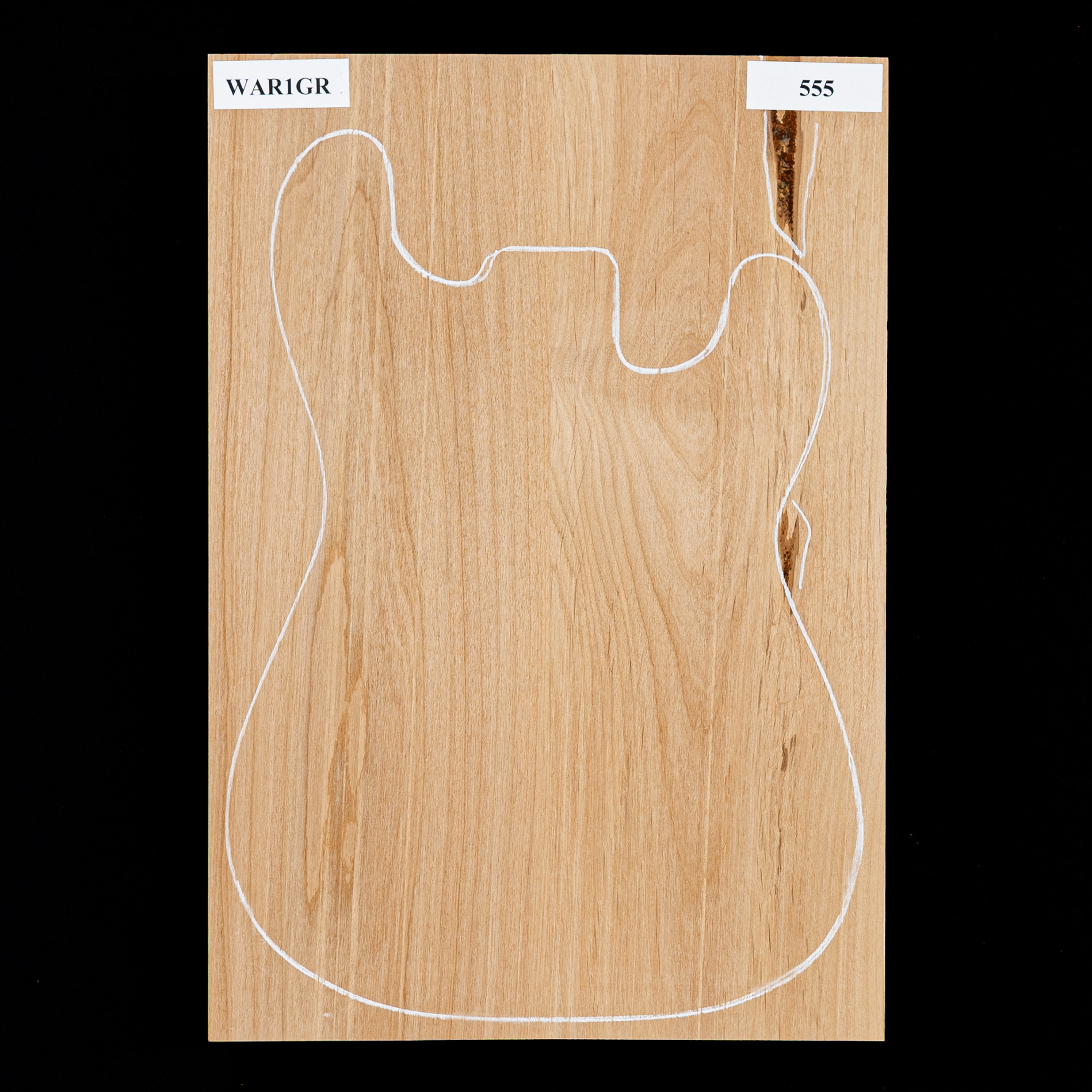 Plaque de corps en aulne, 2 pièces (9,4 livres) - 555 Plaque de corps en aulne, 2 pièces (9,4 livres) - 555