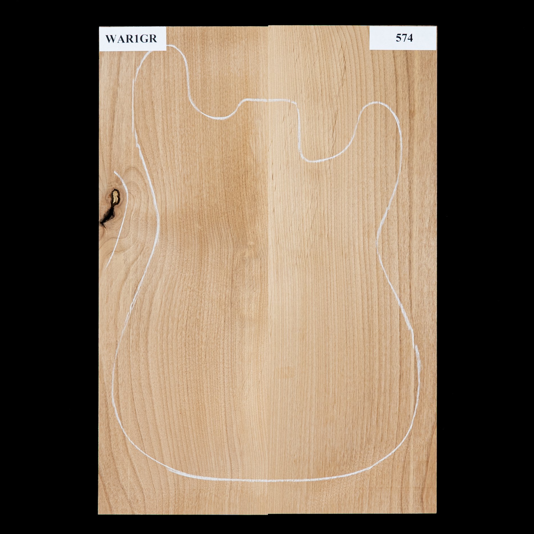 Plaque de corps en aulne, 2 pièces (9,5 livres) - 574 Plaque de corps en aulne, 2 pièces (9,5 livres) - 574