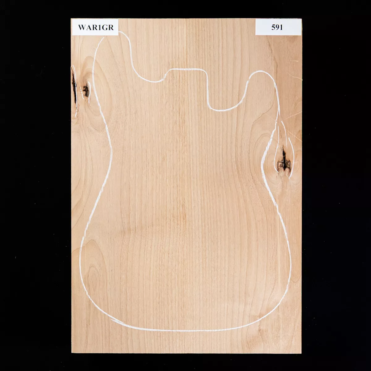 Plaque de corps en aulne, 2 pièces (10,3 livres) - 591 Plaque de corps en aulne, 2 pièces (10,3 livres) - 591