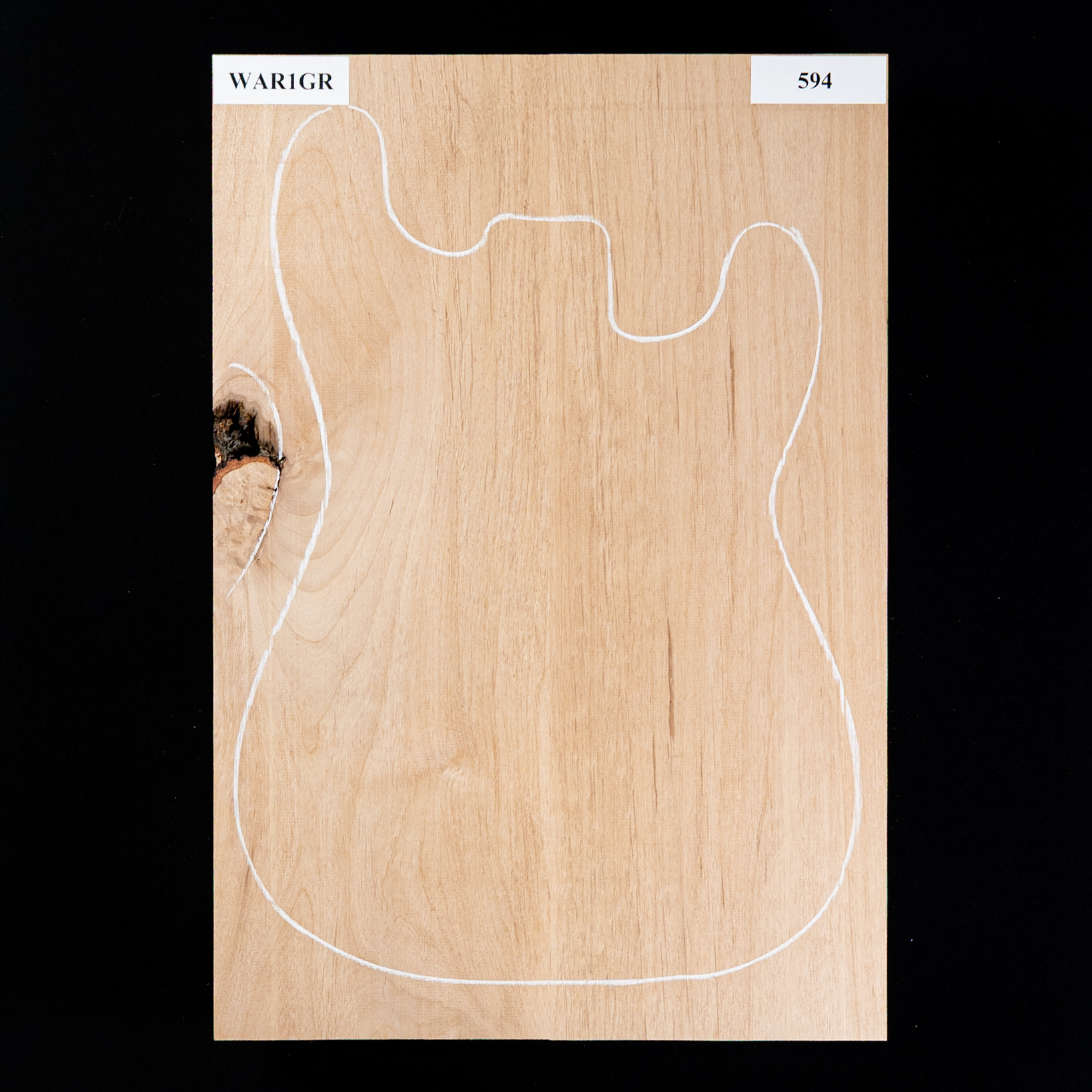 Plaque de corps en aulne, 2 pièces (9,8 livres) - 594 Plaque de corps en aulne, 2 pièces (9,8 livres) - 594