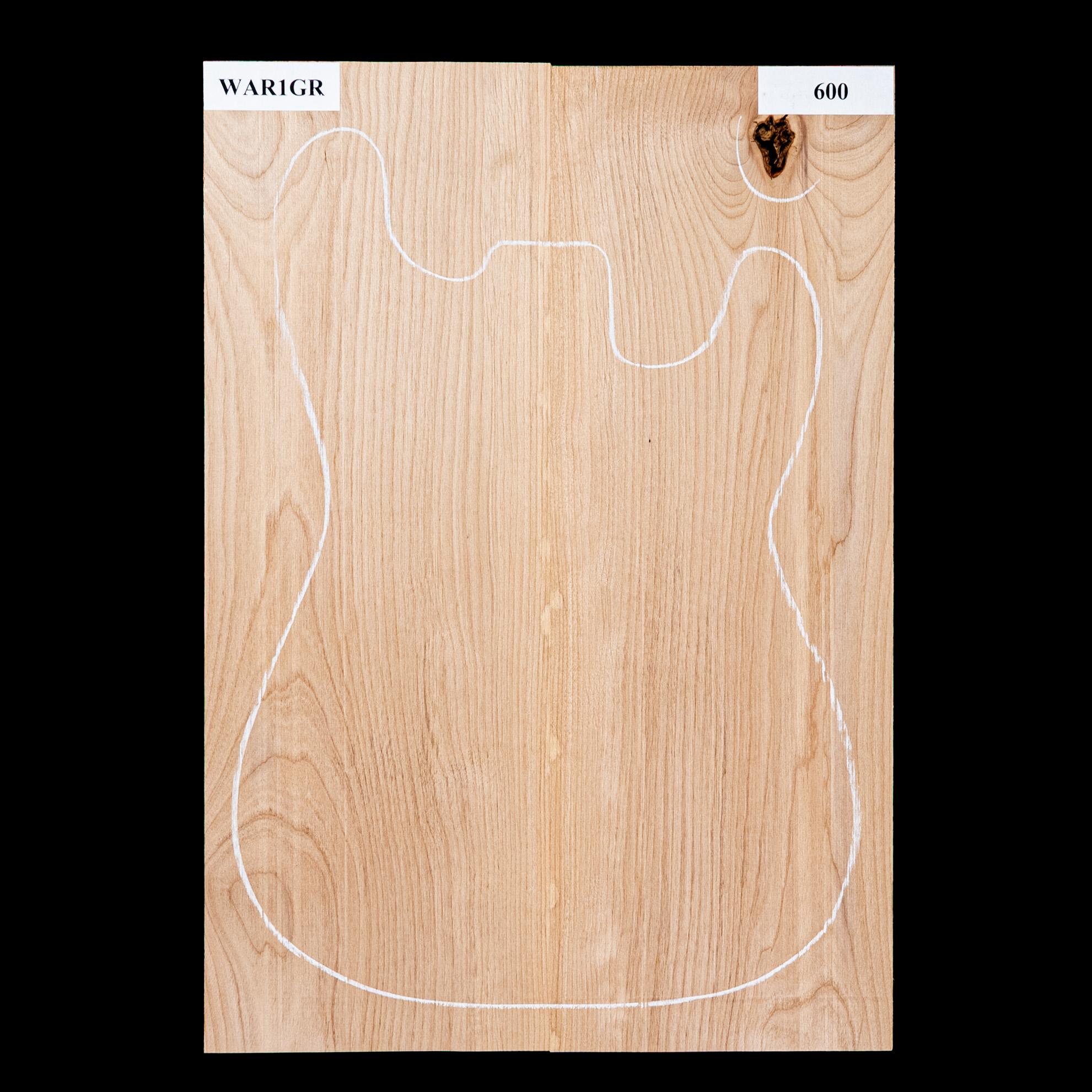 Plaque de corps en aulne, 2 pièces (9,7 livres) - 600 Plaque de corps en aulne, 2 pièces (9,7 livres) - 600