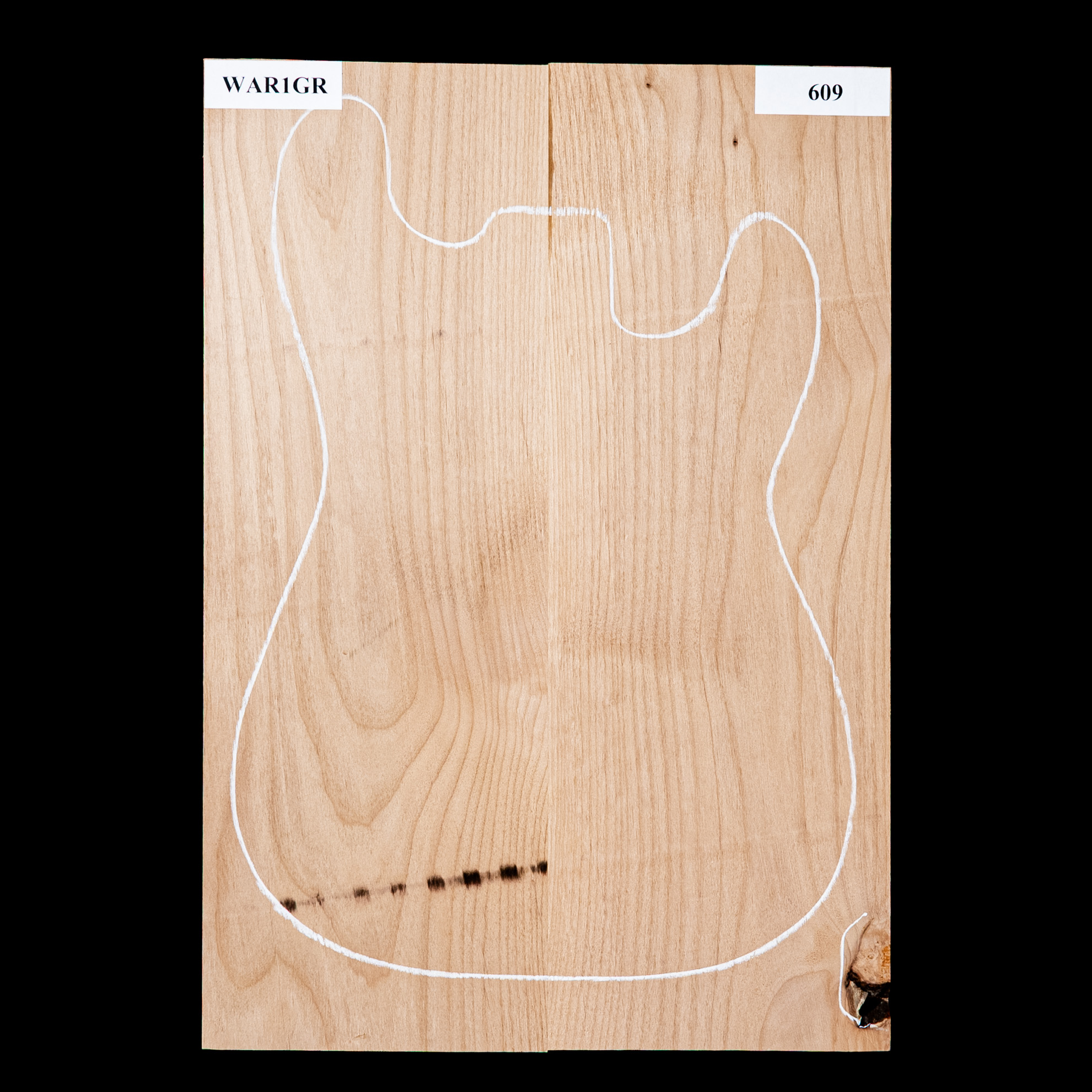 Plaque de corps en aulne, 2 pièces (9,6 livres) - 609 Plaque de corps en aulne, 2 pièces (9,6 livres) - 609