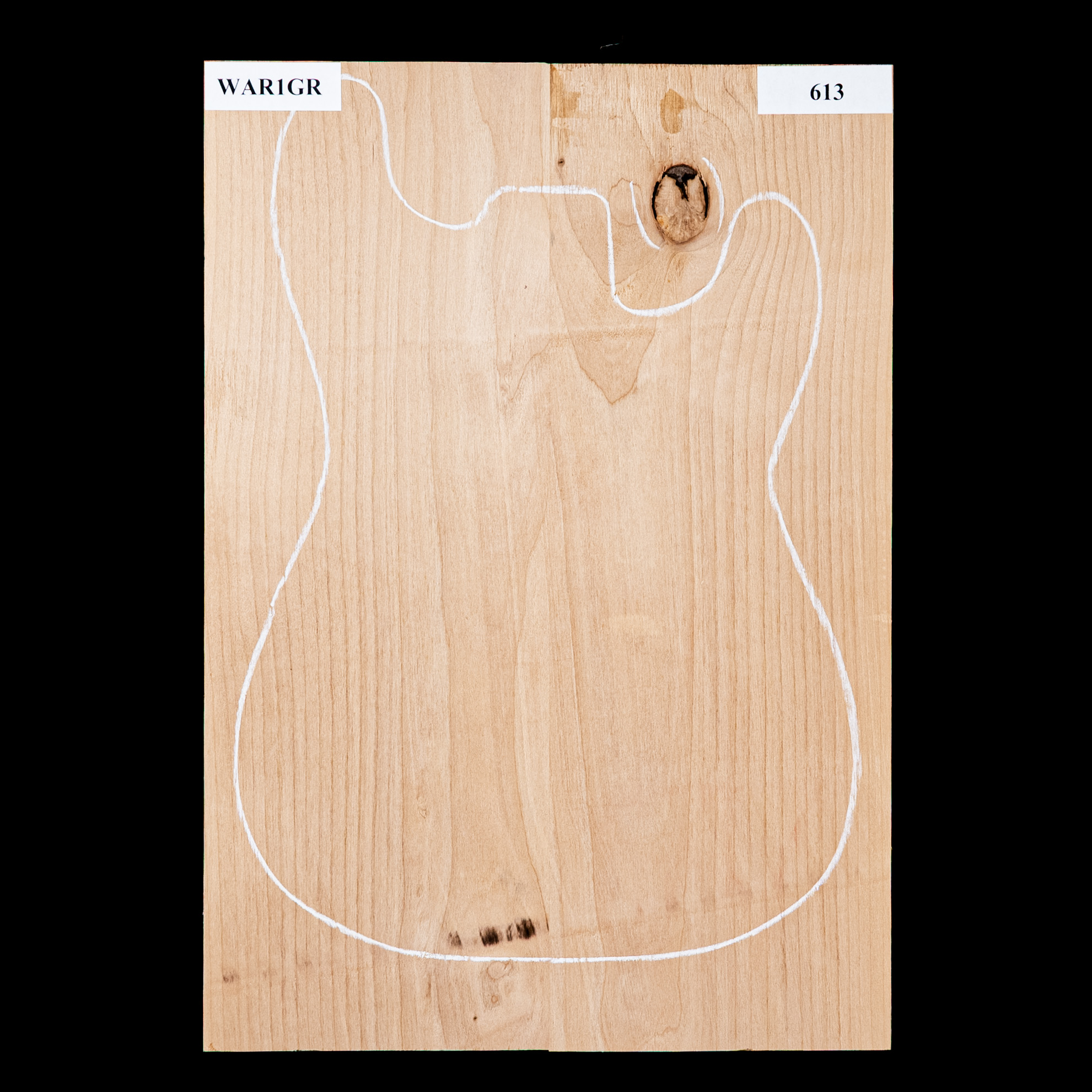 Plaque de corps en aulne, 2 pièces (8,6 livres) - 613 Plaque de corps en aulne, 2 pièces (8,6 livres) - 613