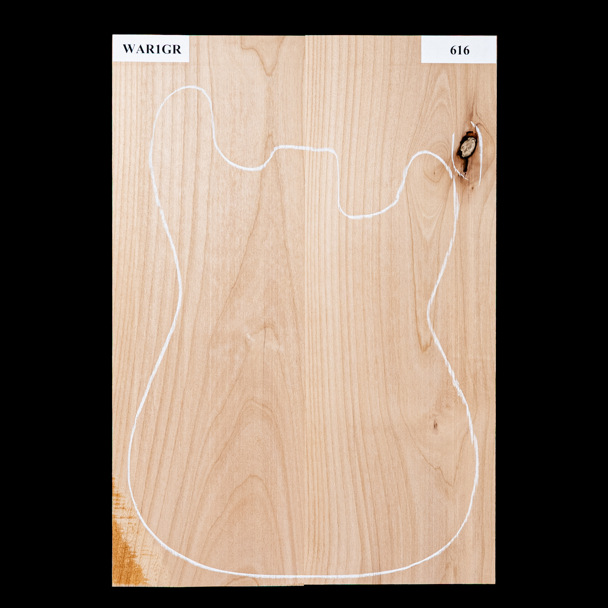 Plaque de corps en aulne, 2 pièces (9,7 livres) - 616 Plaque de corps en aulne, 2 pièces (9,7 livres) - 616