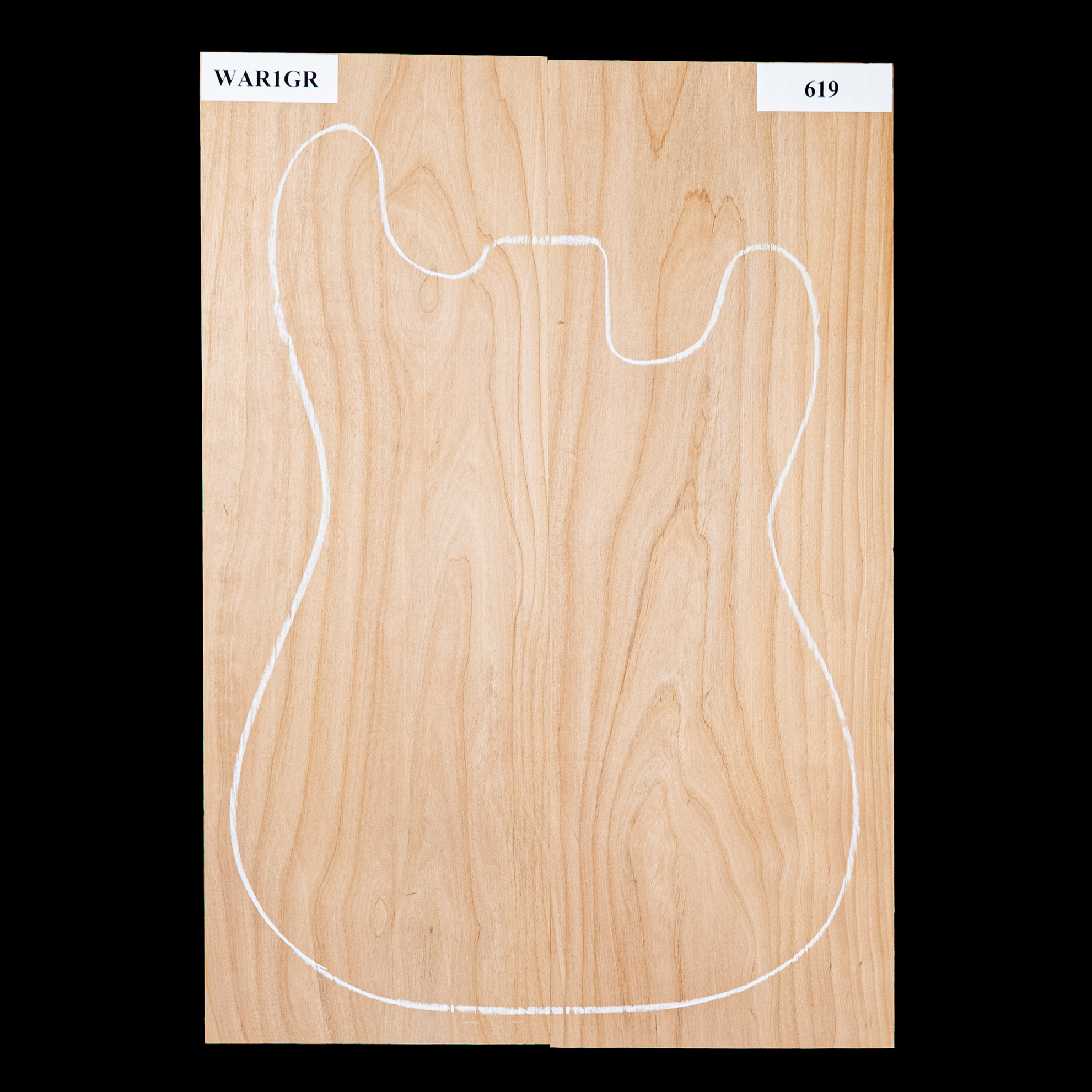 Plaque de corps en aulne, 2 pièces (10,1 livres) - 619 Plaque de corps en aulne, 2 pièces (10,1 livres) - 619