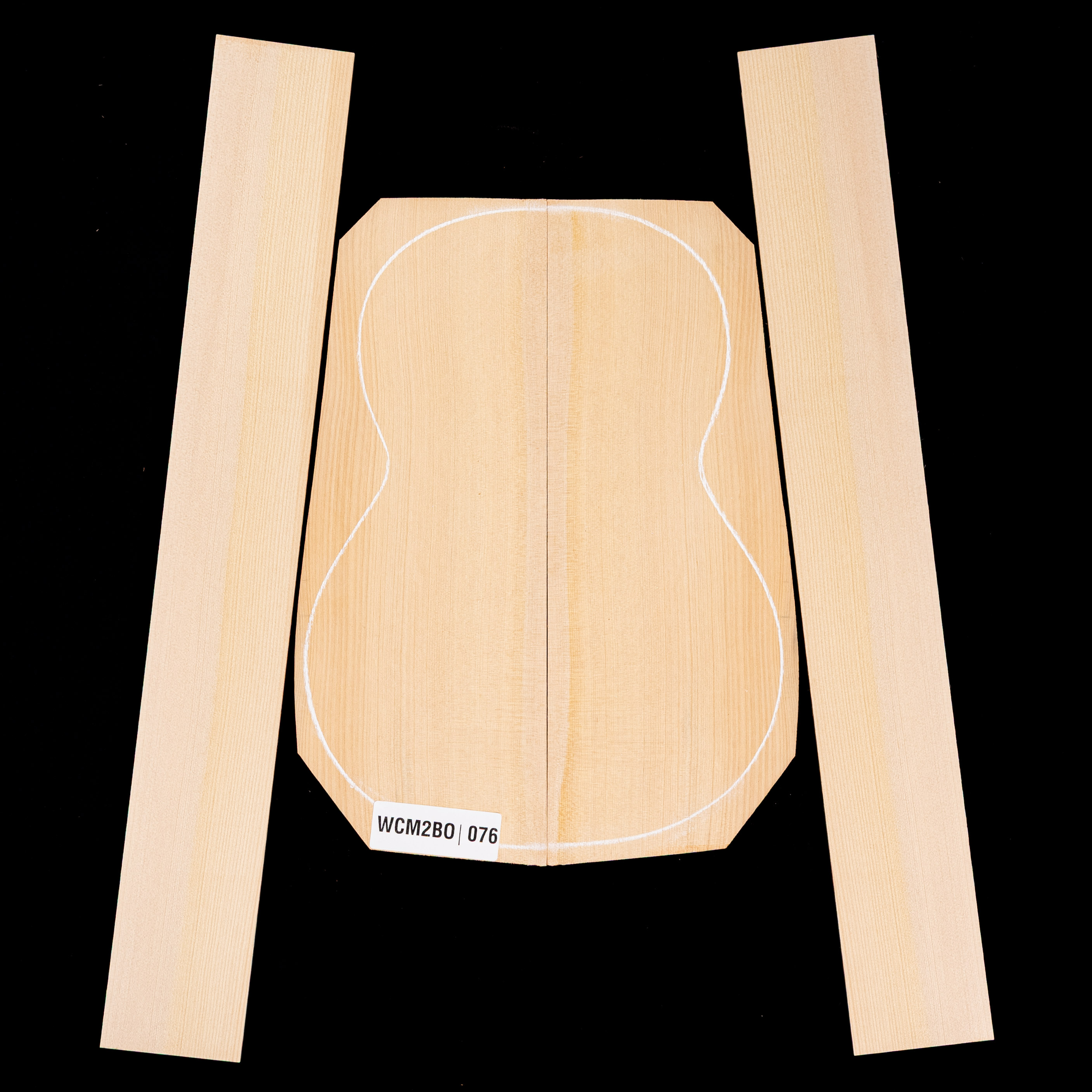Arrière cyprès méditerranéen + paire d’éclisses - 076