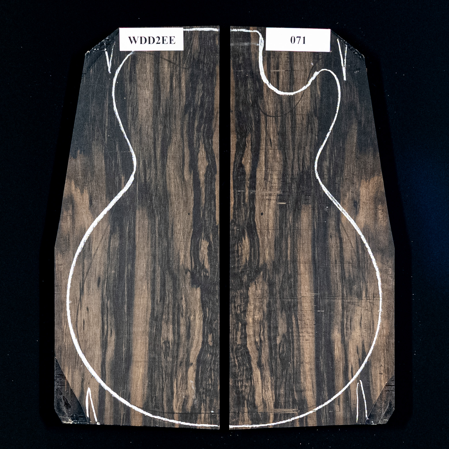 Top Drop Top en crêpe ébène - 071 Top Drop Top en crêpe ébène - 071