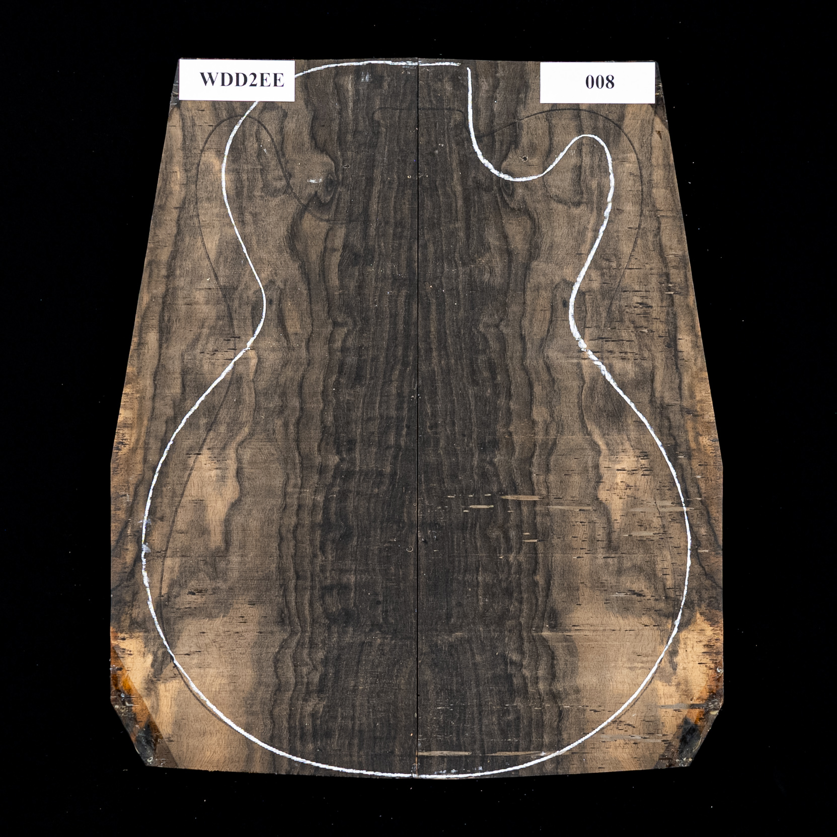 Top Drop Top en crêpe ébène - 008 Top Drop Top en crêpe ébène - 008