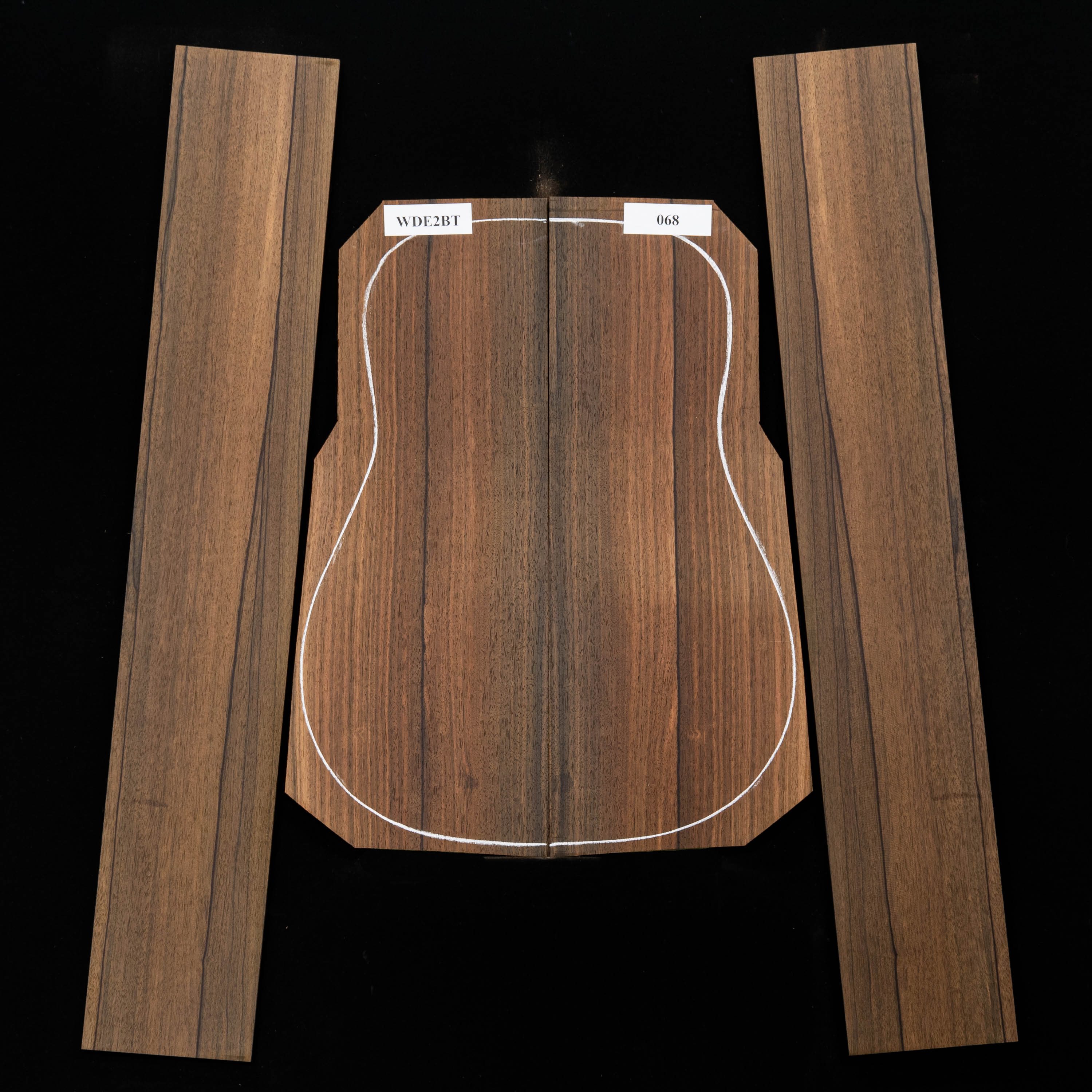 Ensemble malaisien Blackwood Back + Side - 068 Ensemble malaisien Blackwood Back + Side - 068