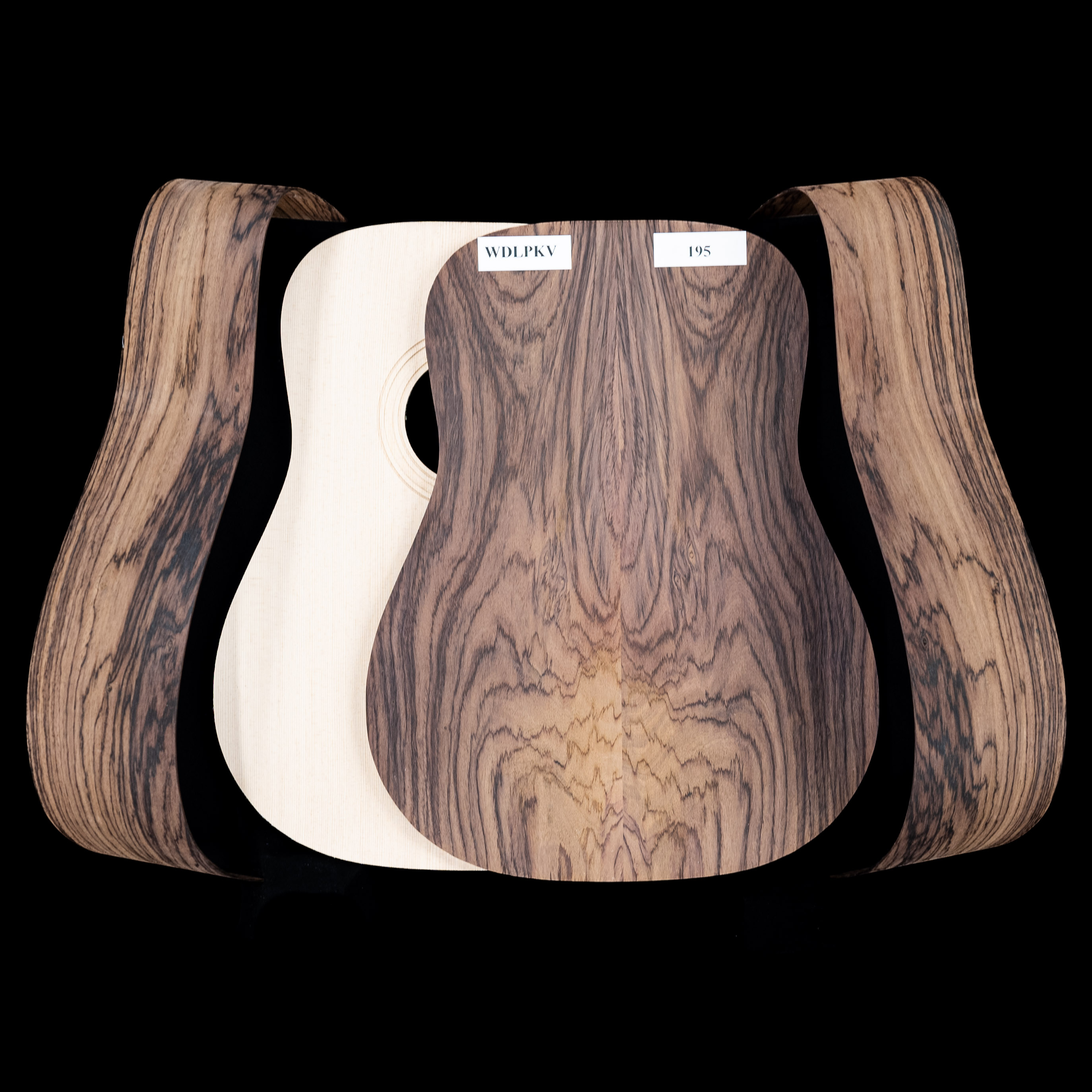 Kit de bois de rose à grain sauvage WoodStax redouté, col boulonné - 195 Kit de bois de rose à grain sauvage WoodStax redouté, col boulonné - 195