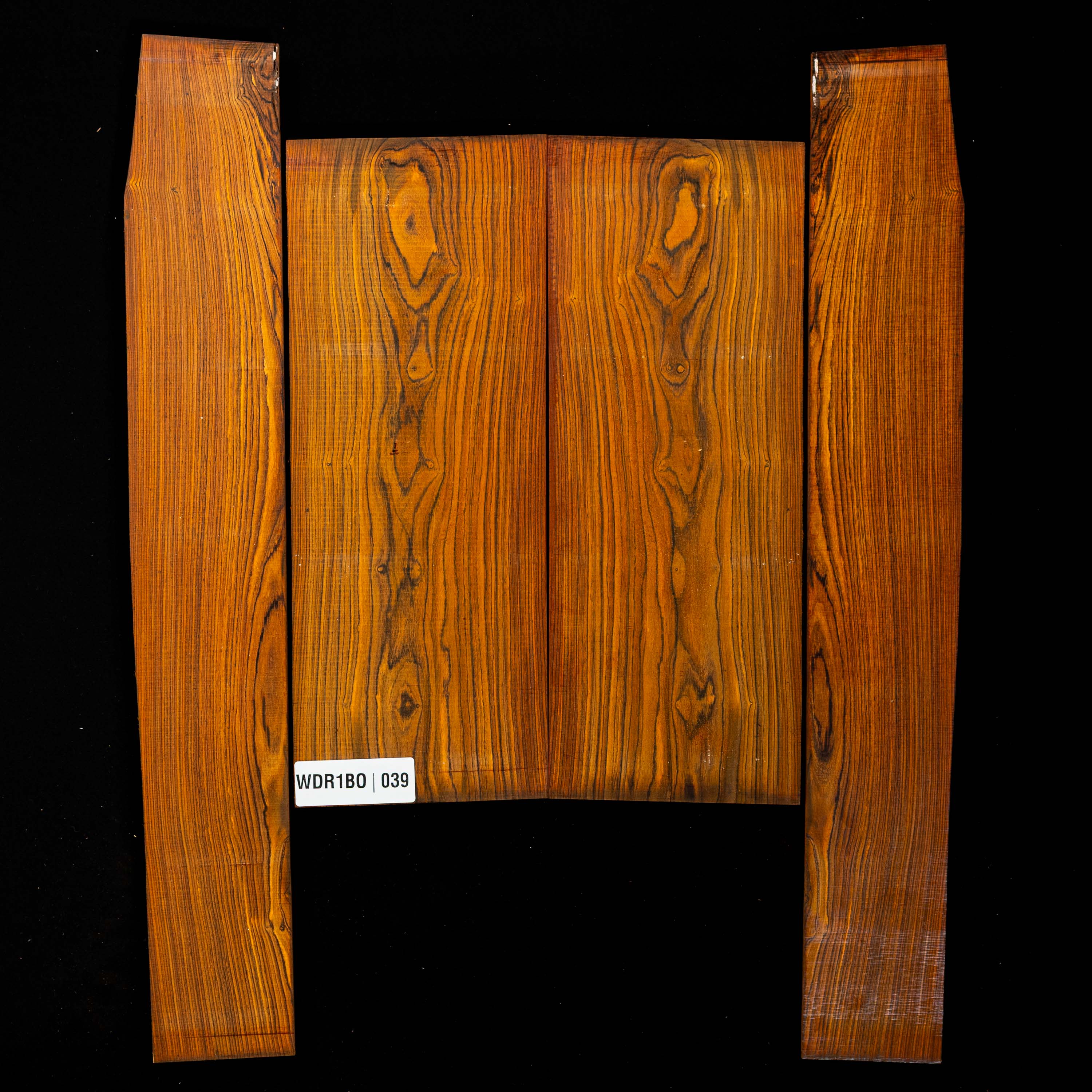 Dos Cocobolo + paire d’éclisses - 039