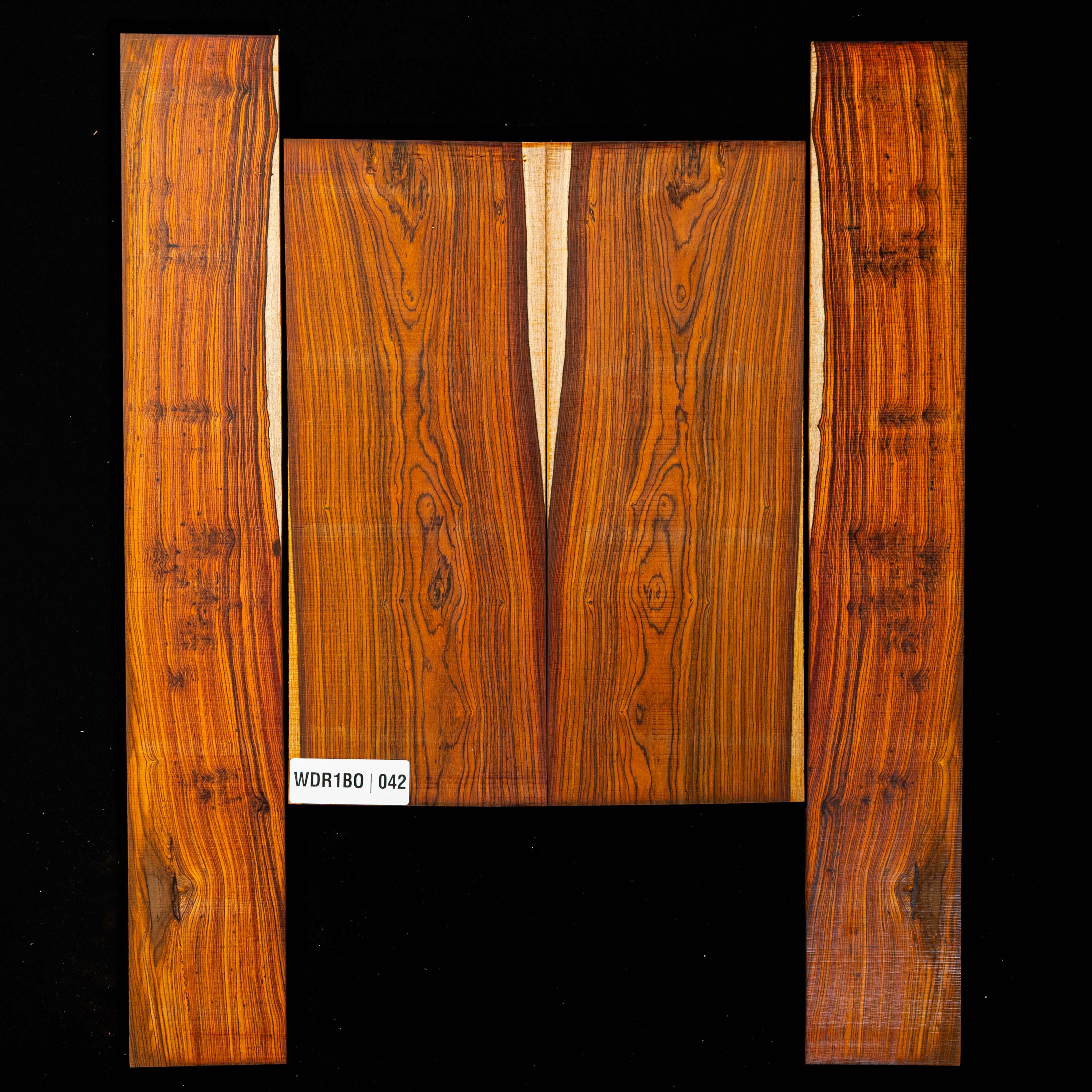 Dos Cocobolo + paire d’éclisses - 042