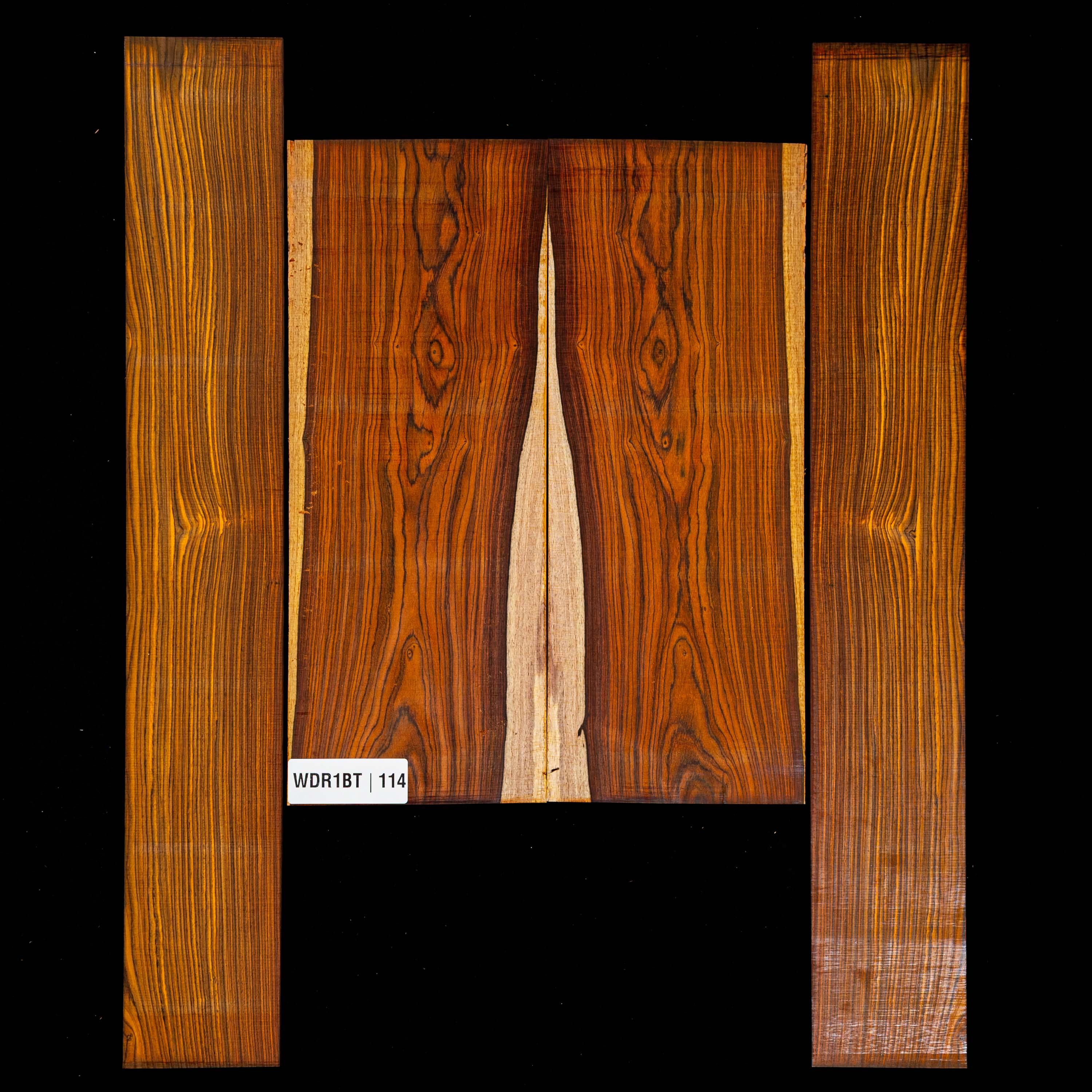 Dos Cocobolo + paire d’éclisses - 114