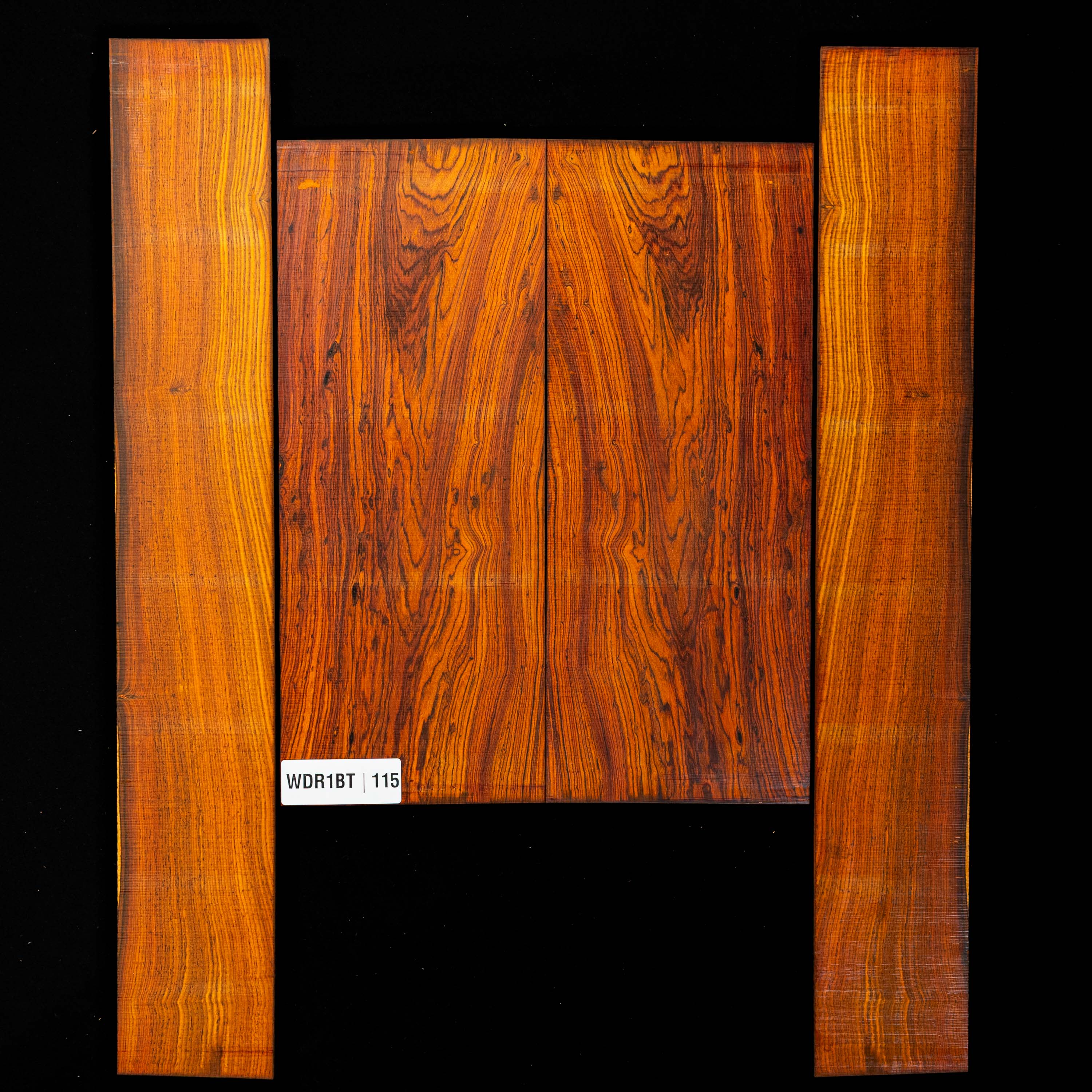 Dos Cocobolo + paire d’éclisses - 115