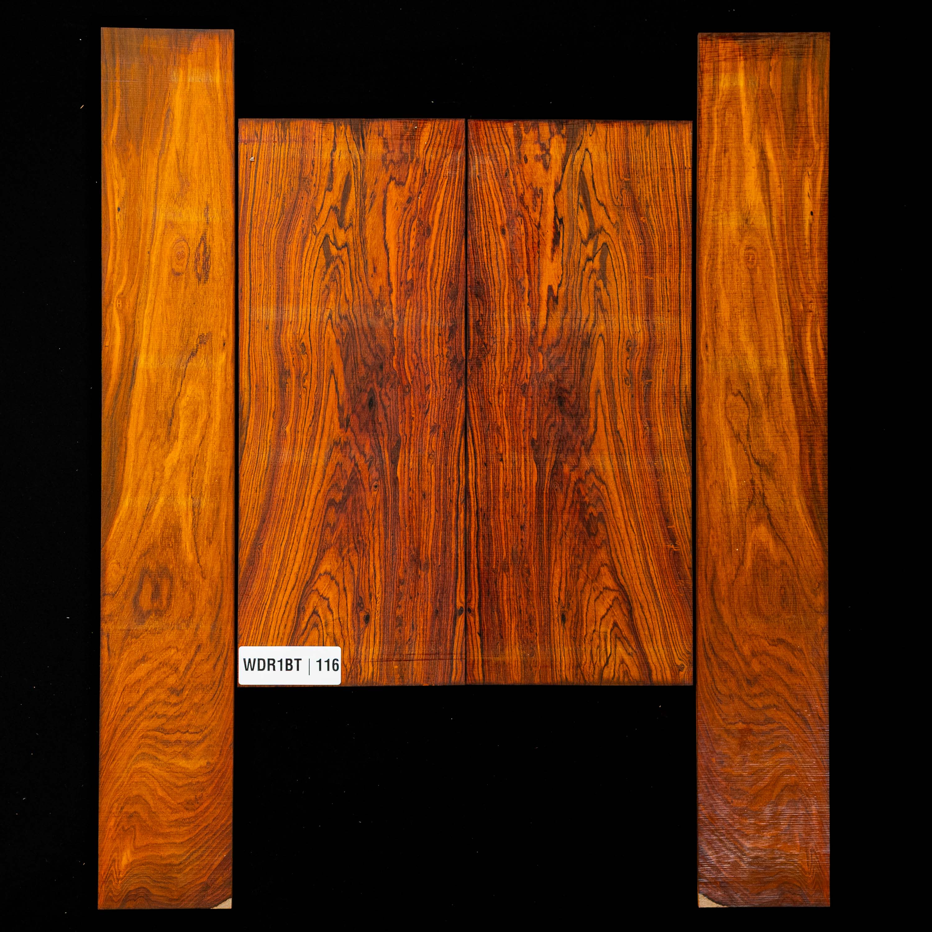 Dos Cocobolo + paire d’éclisses - 116