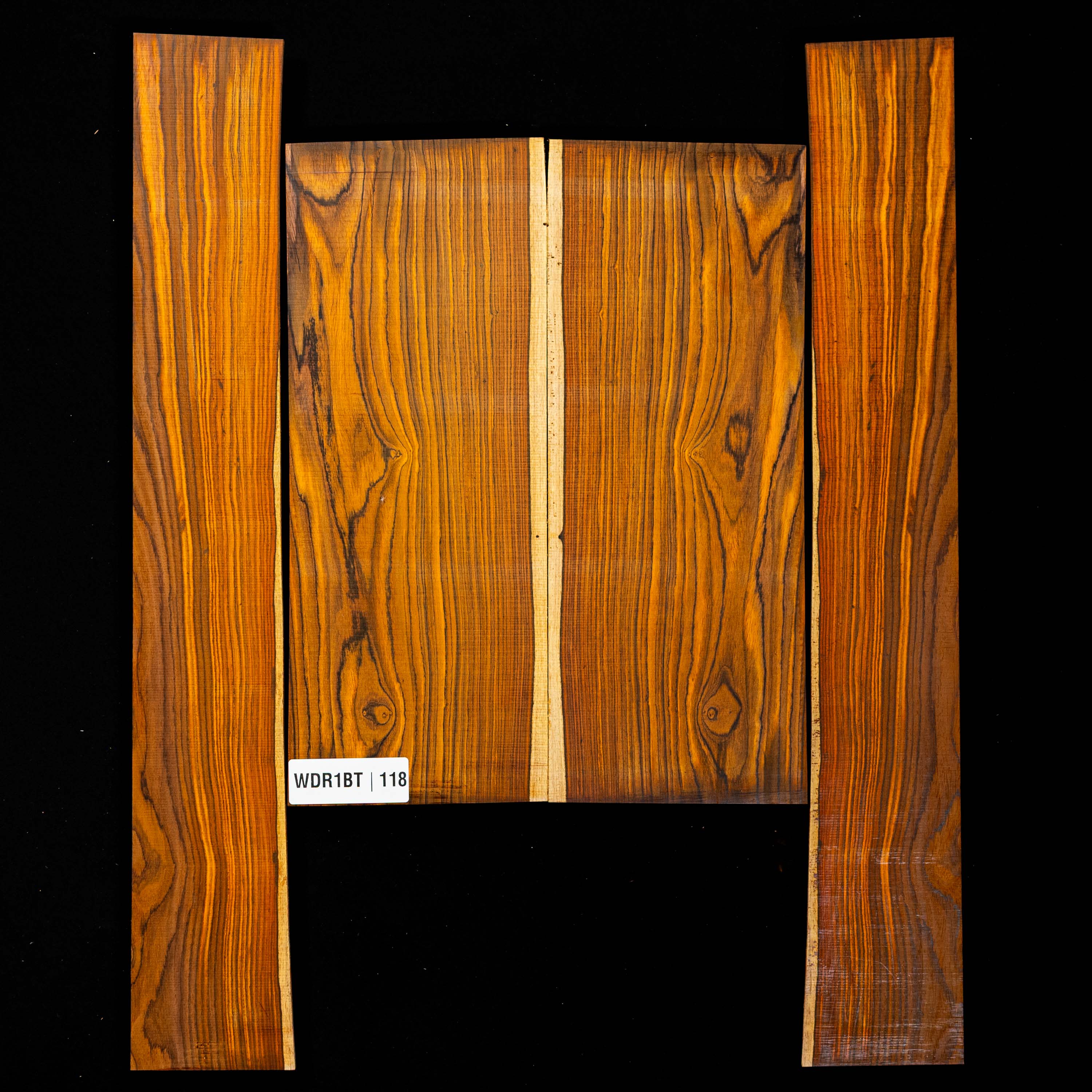 Dos Cocobolo + paire d’éclisses - 118