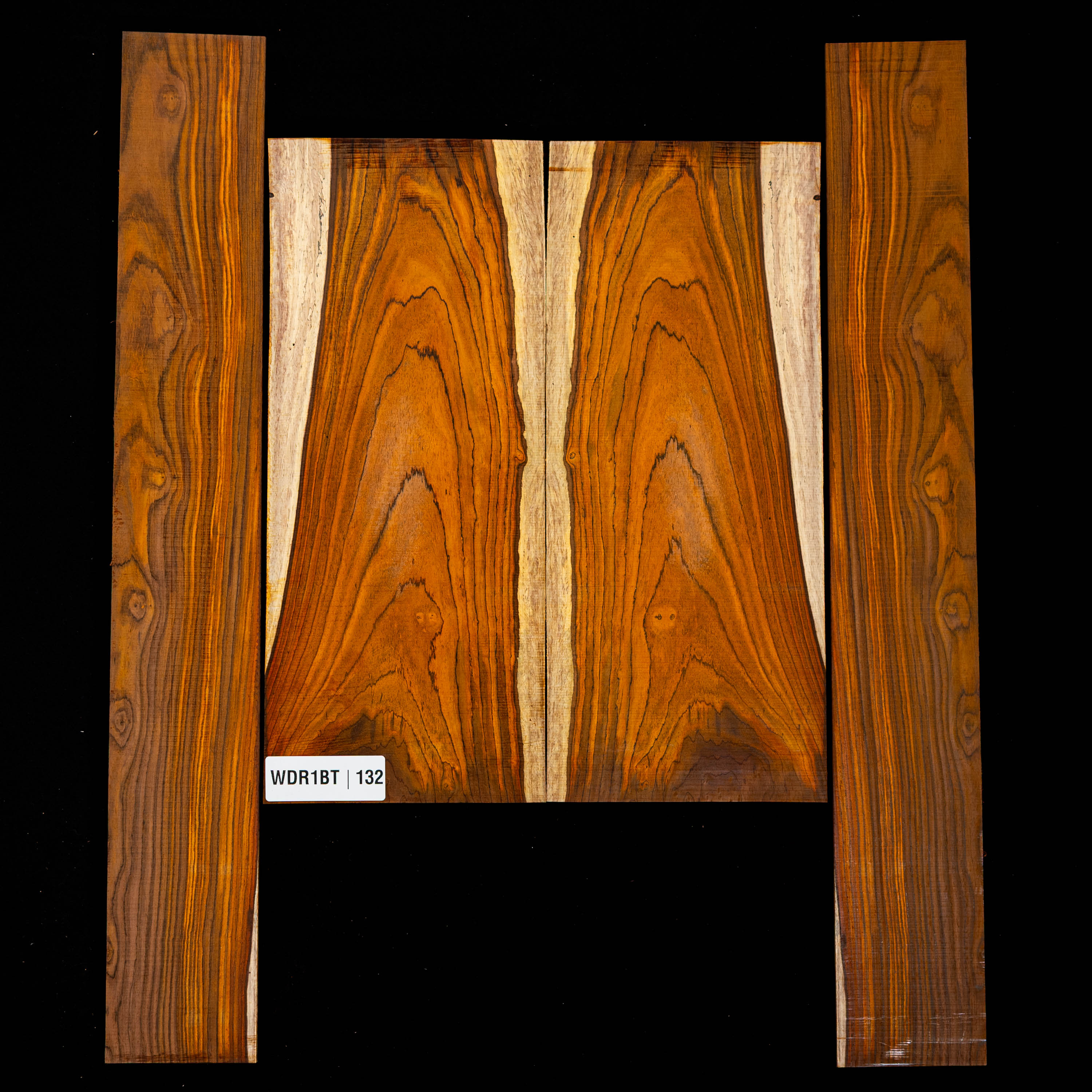 Dos Cocobolo + paire d’éclisses - 132