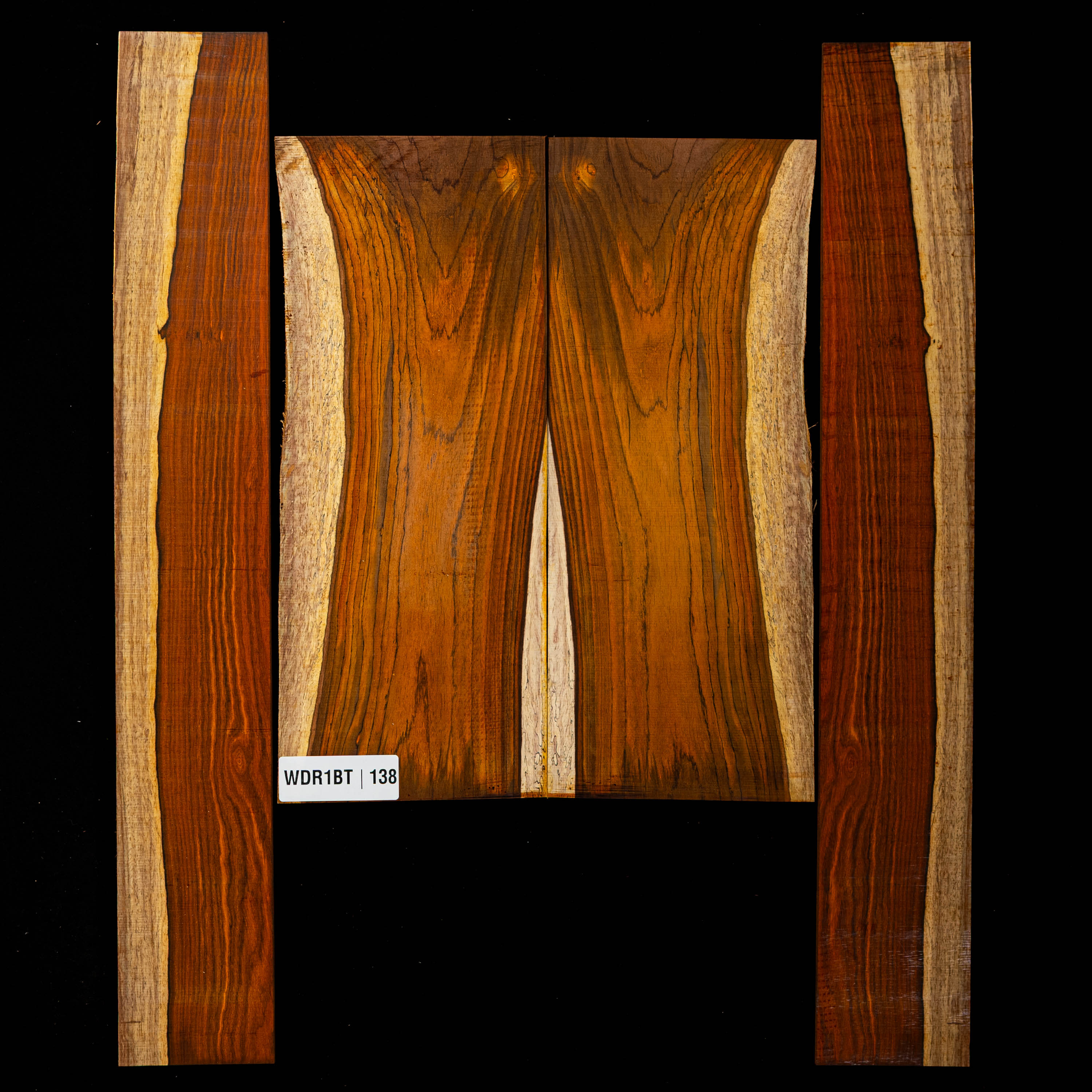 Dos Cocobolo + paire d’éclisses - 138