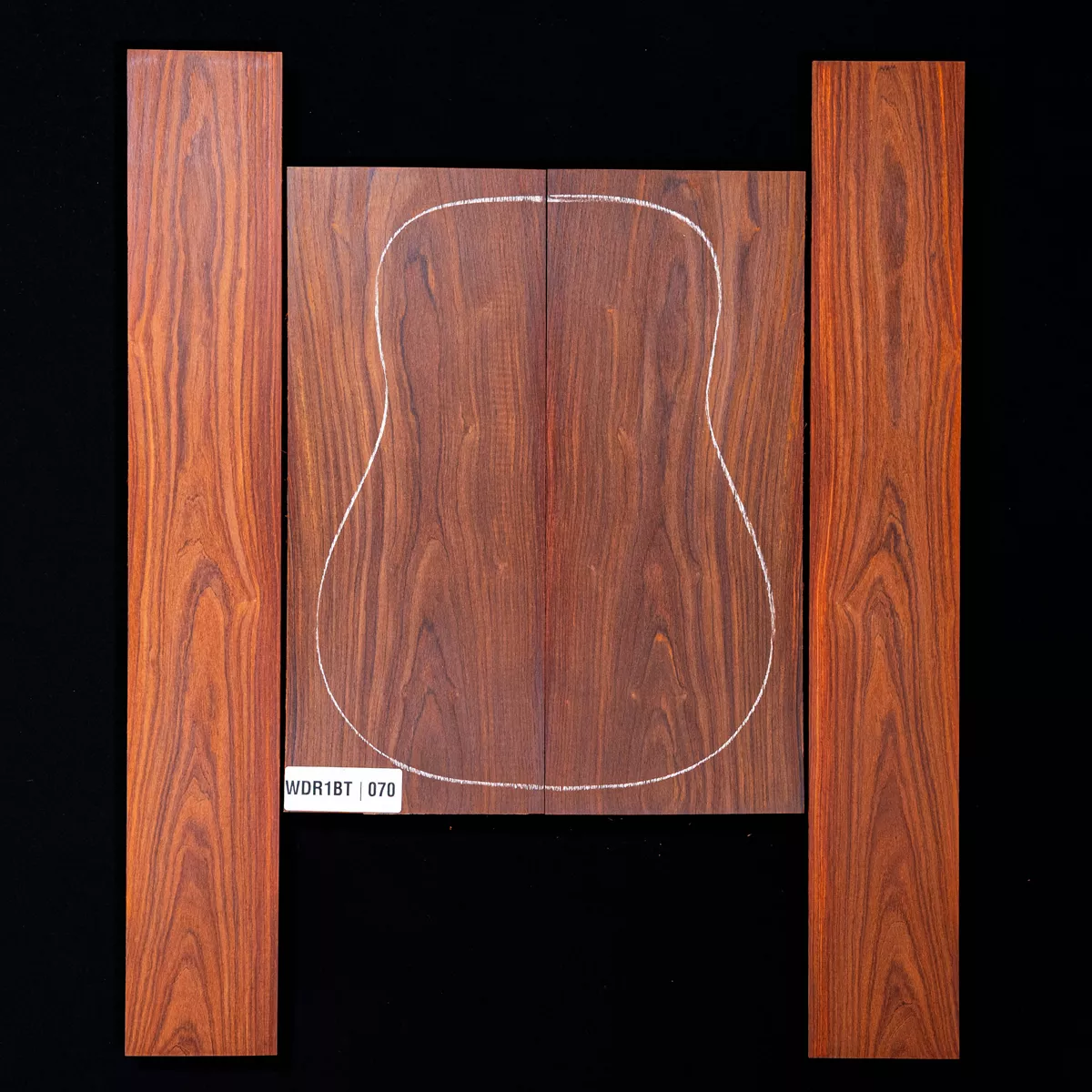 Ensemble dos et côtés Cocobolo - 0,0 Ensemble dos et côtés Cocobolo - 0,0