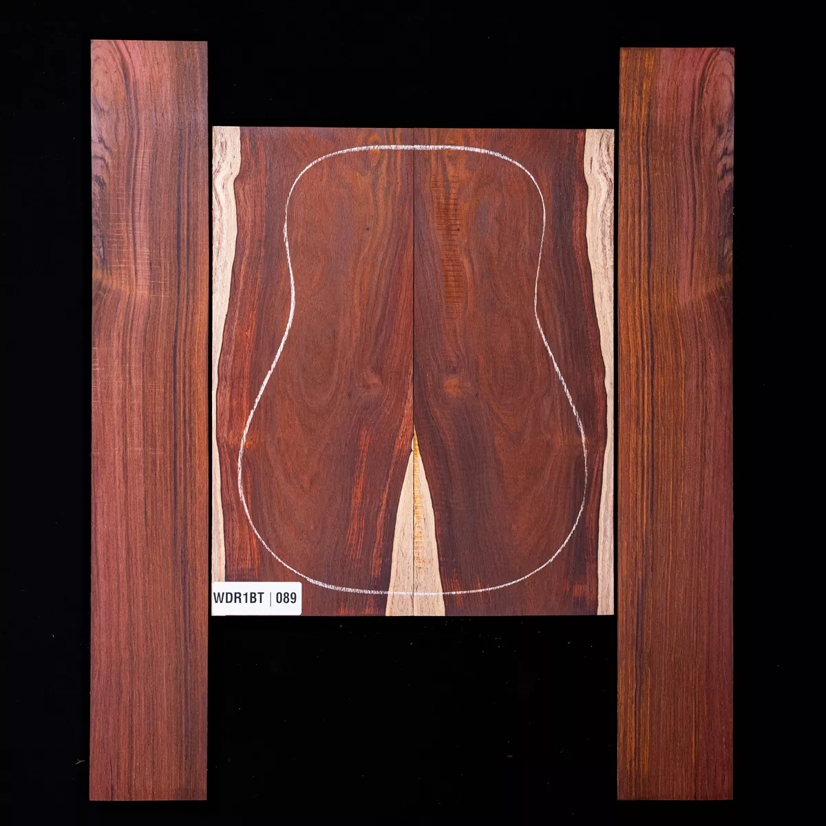 Ensemble dos et côtés Cocobolo - 0,9 Ensemble dos et côtés Cocobolo - 0,9