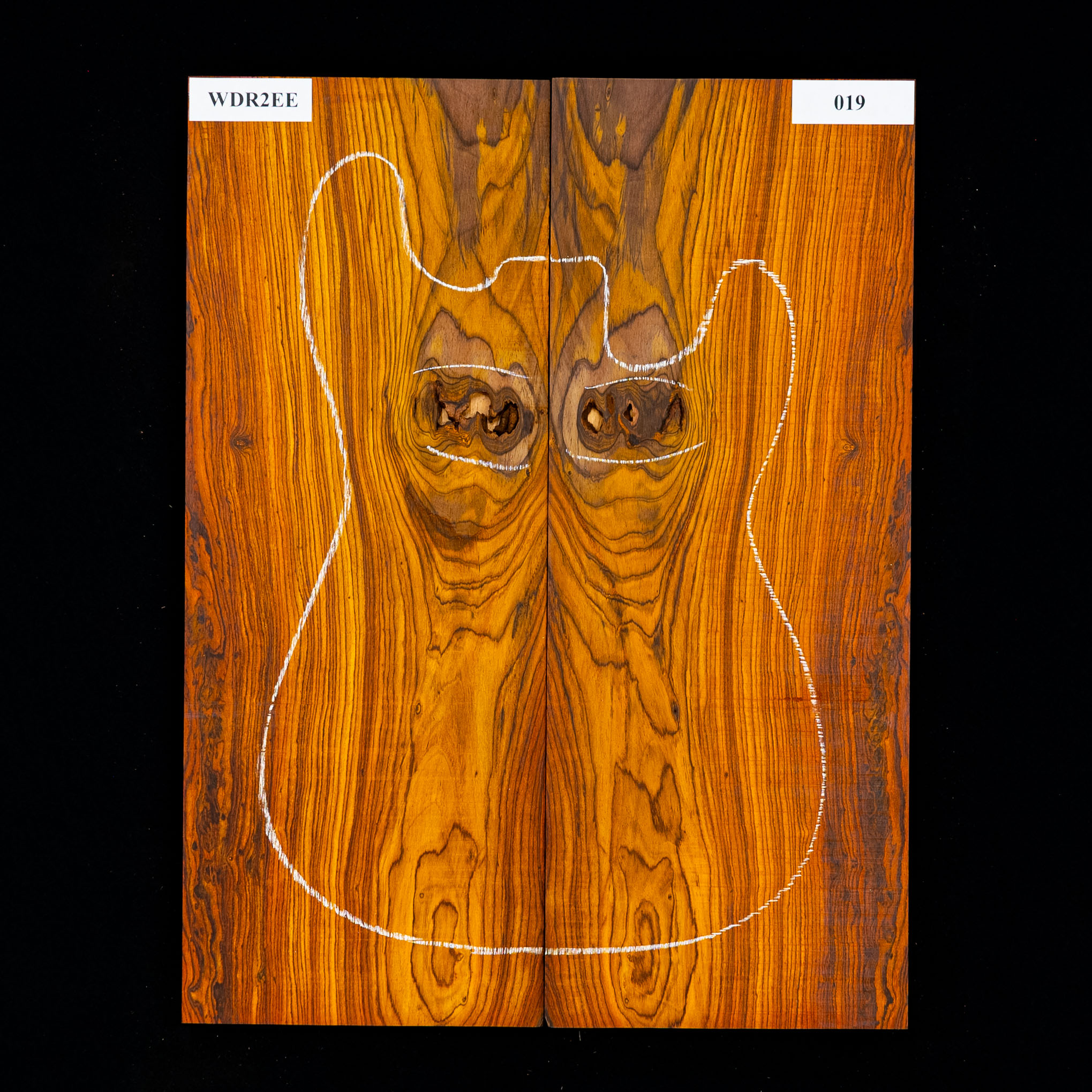 Haut rabattable Cocobolo - 019 Haut rabattable Cocobolo - 019