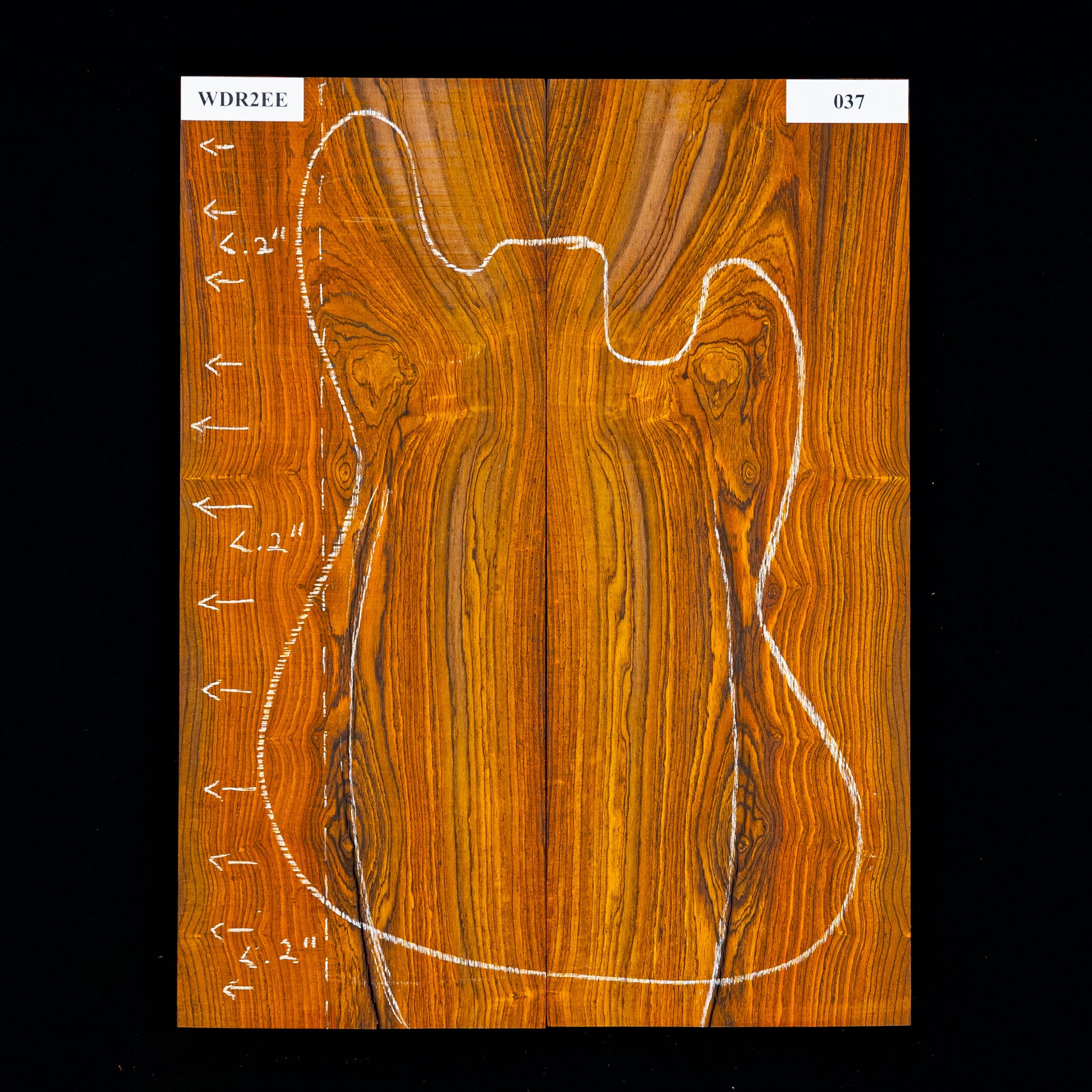 Haut rabattable Cocobolo - 037 Haut rabattable Cocobolo - 037