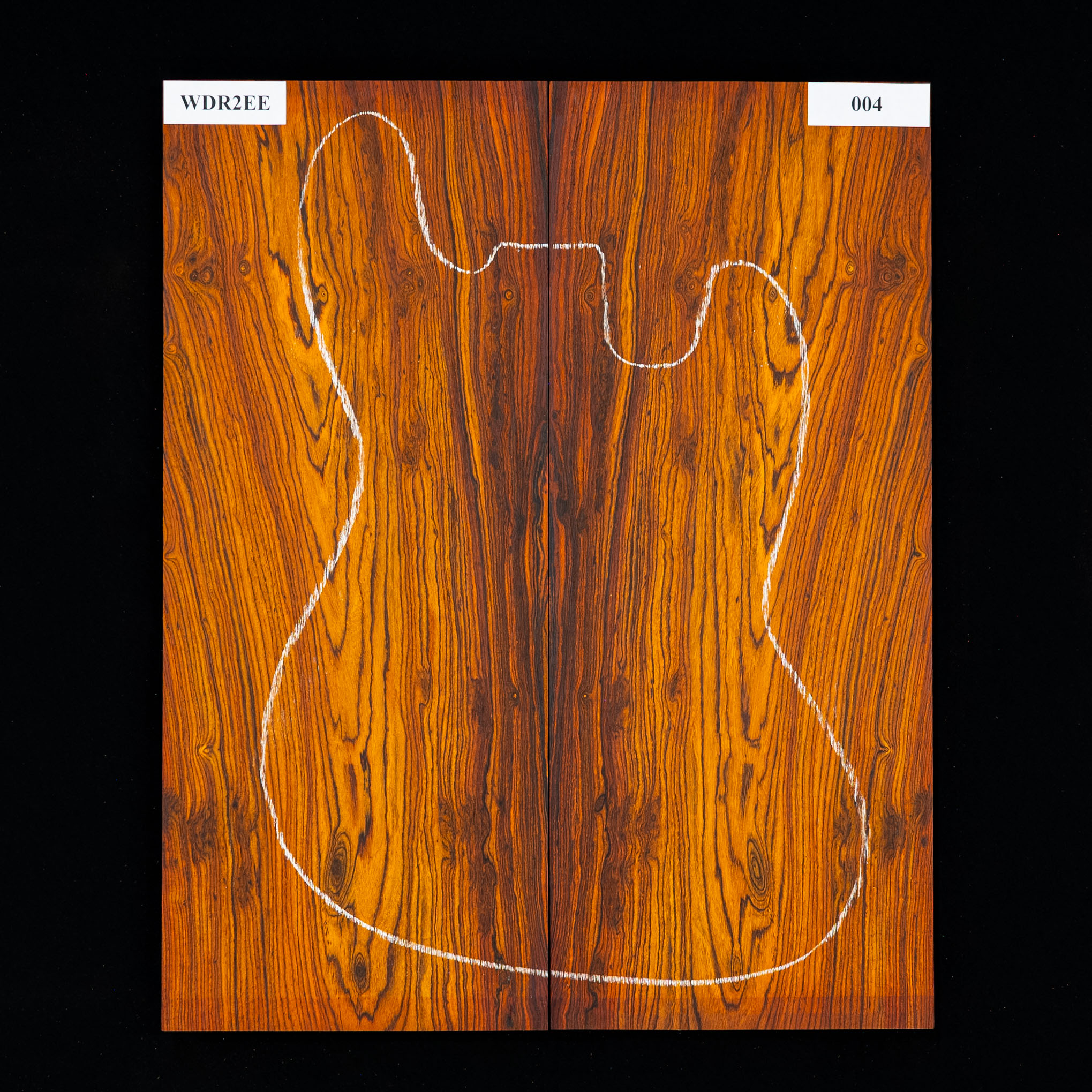 Haut rabattable Cocobolo - 004 Haut rabattable Cocobolo - 004