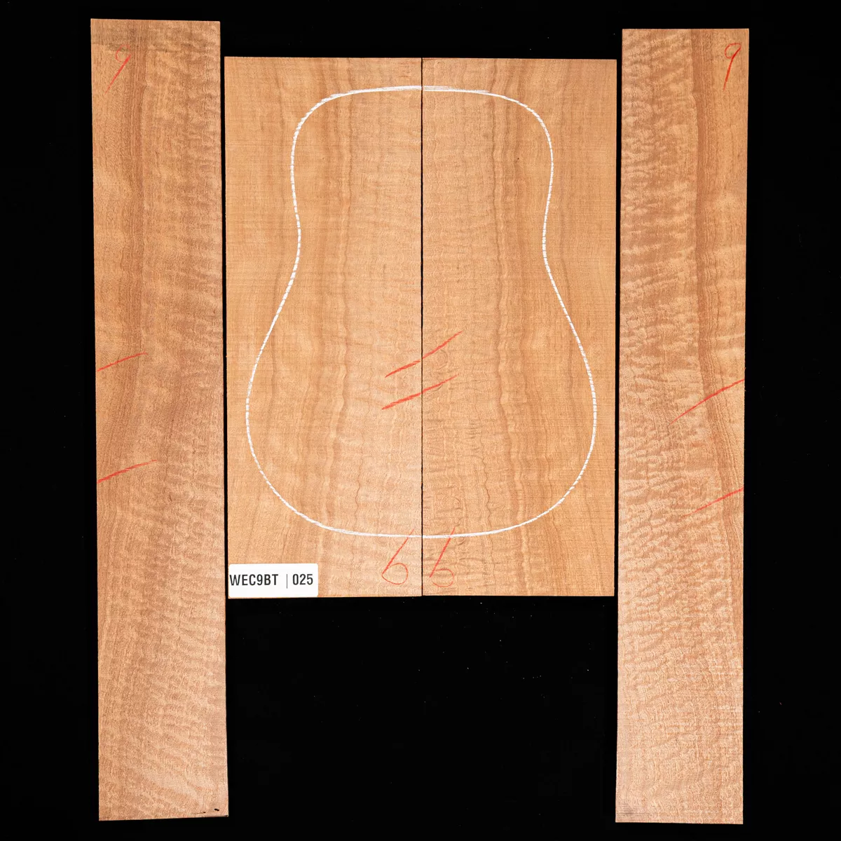 Ensemble dos et côtés Pomelle Sapele - 0,5 Ensemble dos et côtés Pomelle Sapele - 0,5