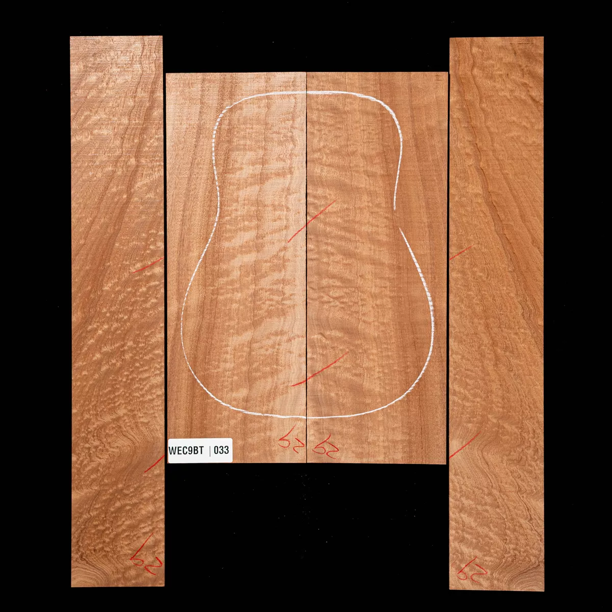 Ensemble dos et côtés Pomelle Sapele - 0,3 Ensemble dos et côtés Pomelle Sapele - 0,3